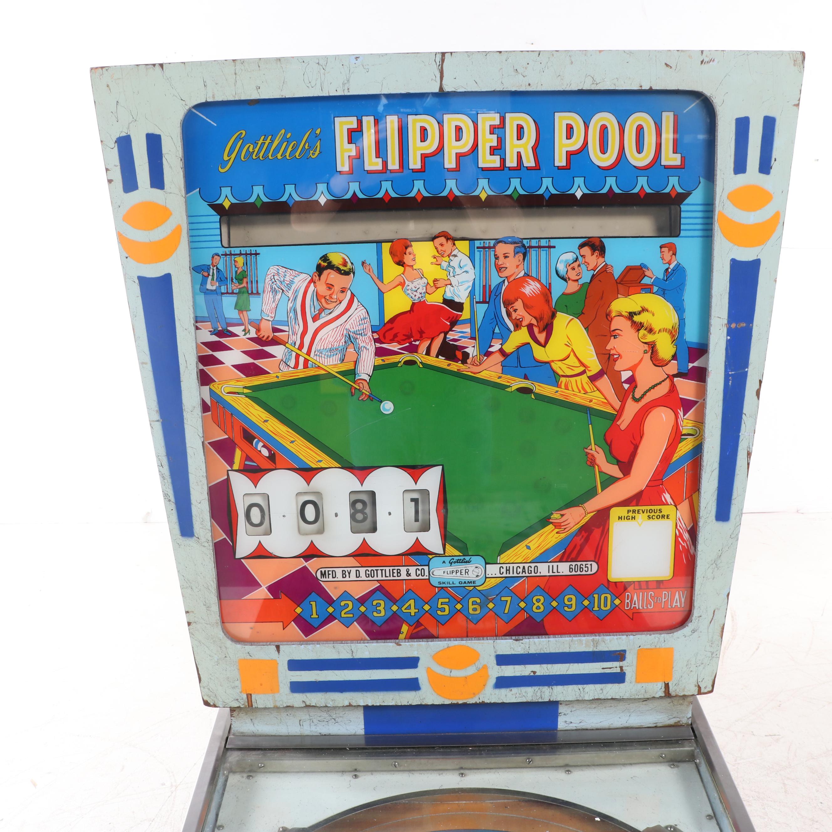 Gottlieb's "Flipper Pool" Pinball Machine