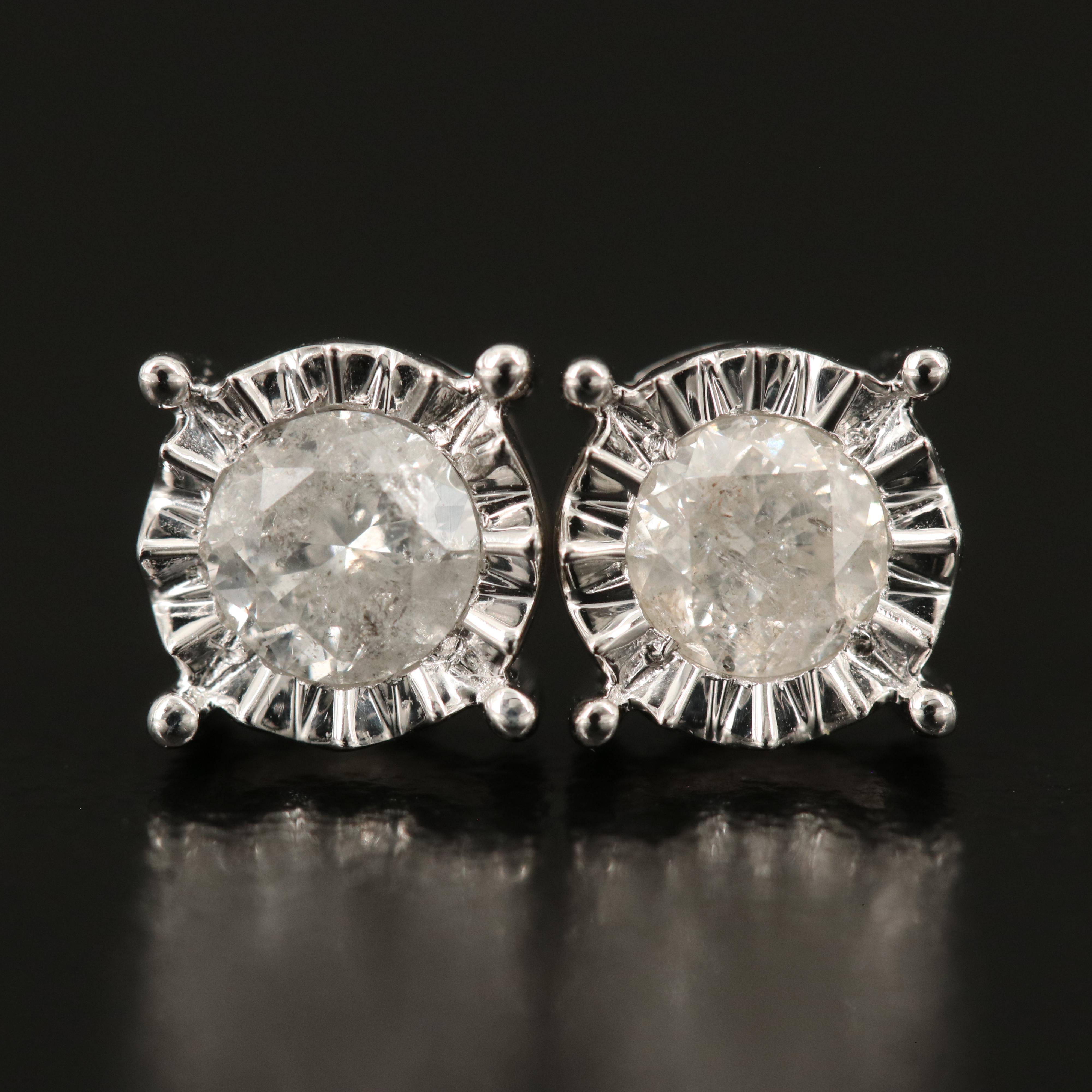 14K 0.56 CTW Diamond Stud Earrings