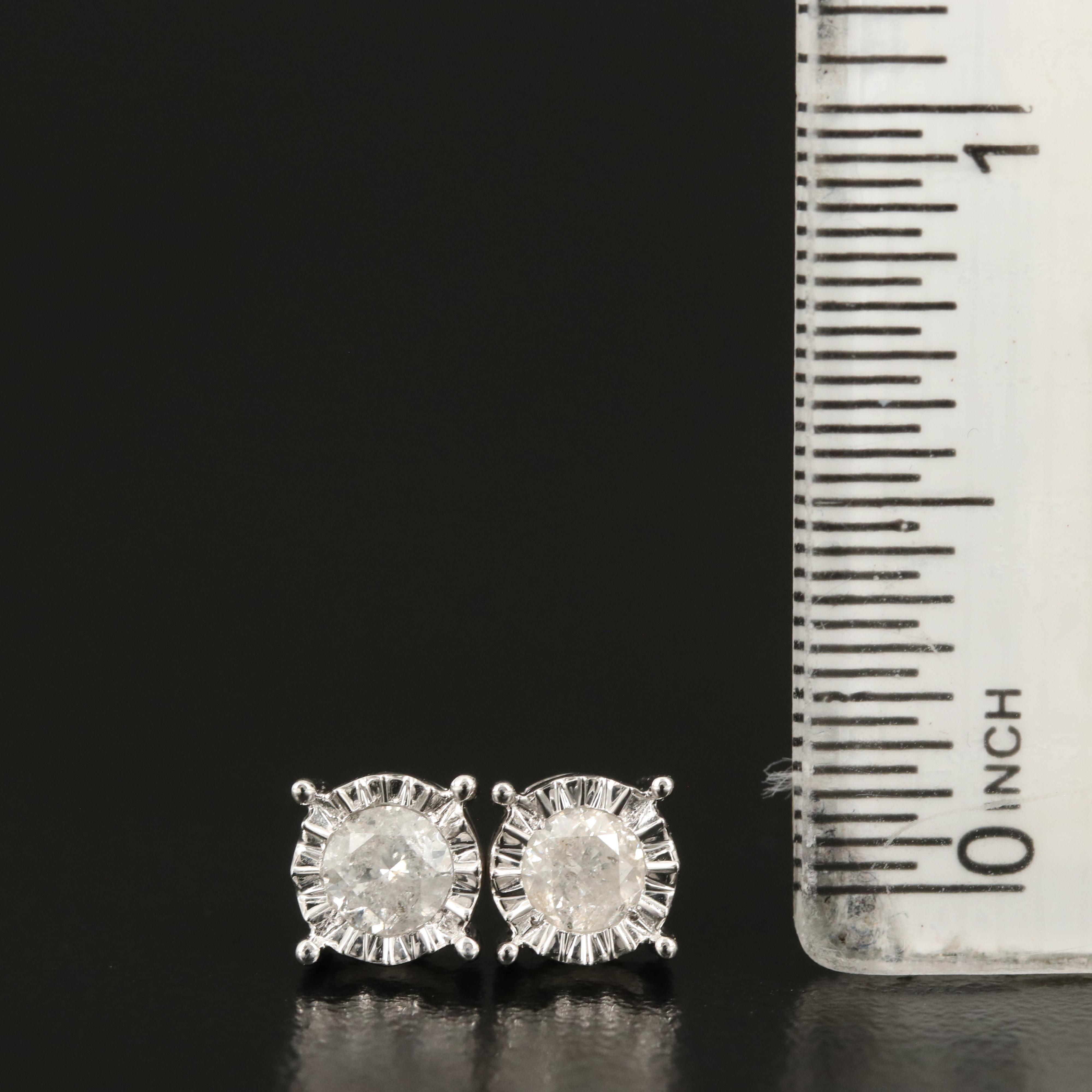 14K 0.56 CTW Diamond Stud Earrings