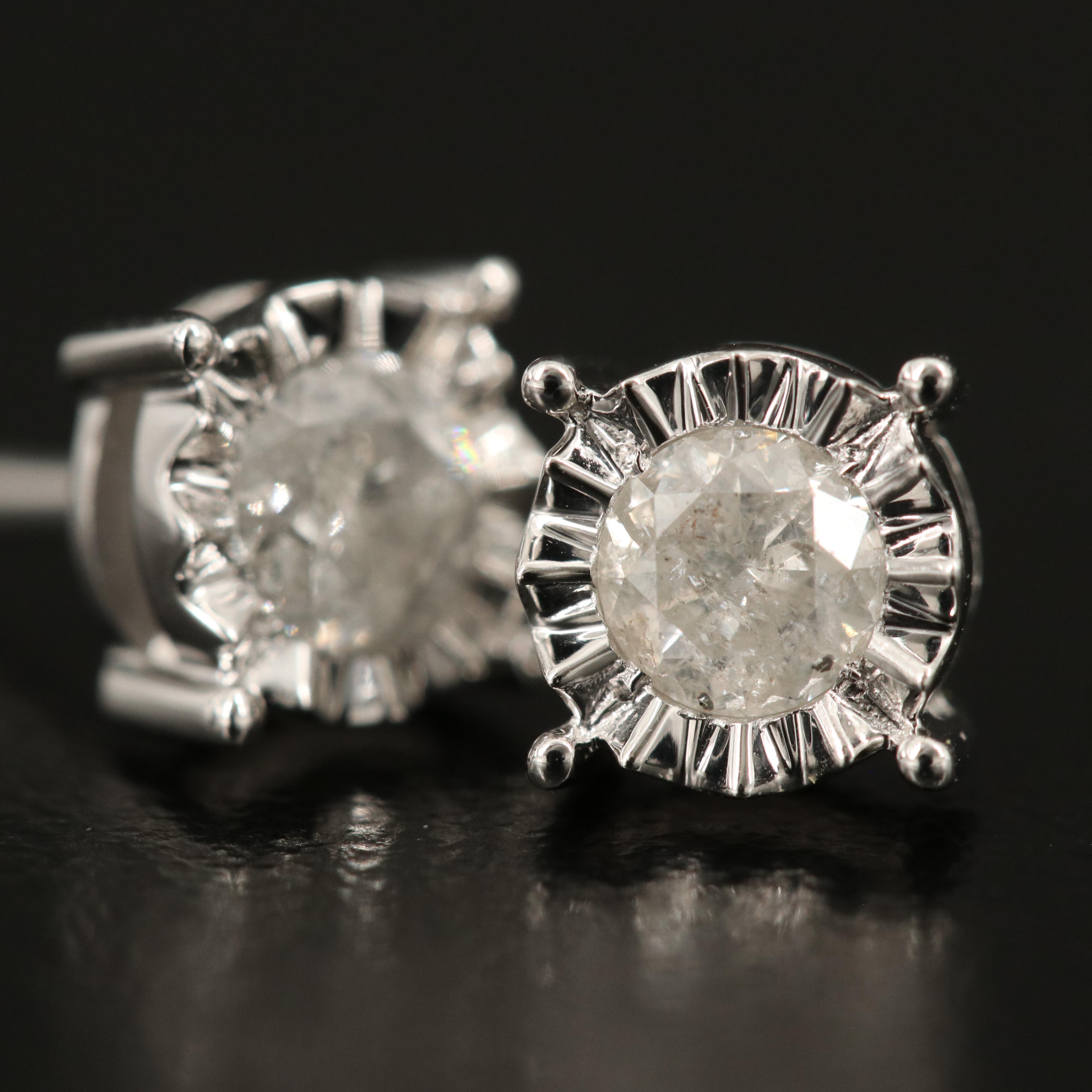 14K 0.56 CTW Diamond Stud Earrings