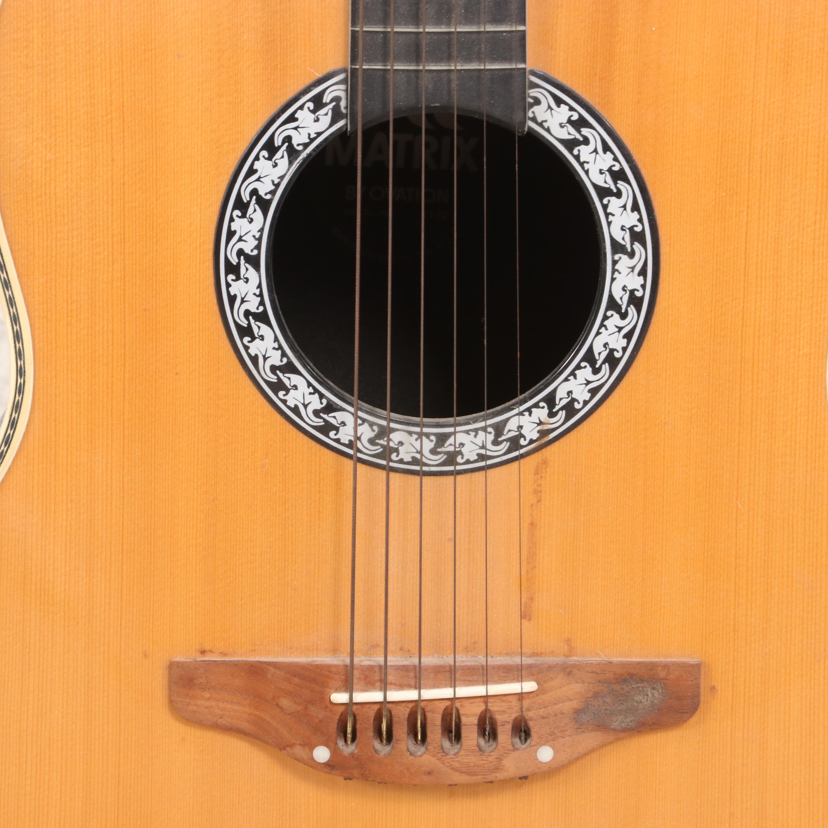 Ovation Matrix Acoustic Guitar with Case