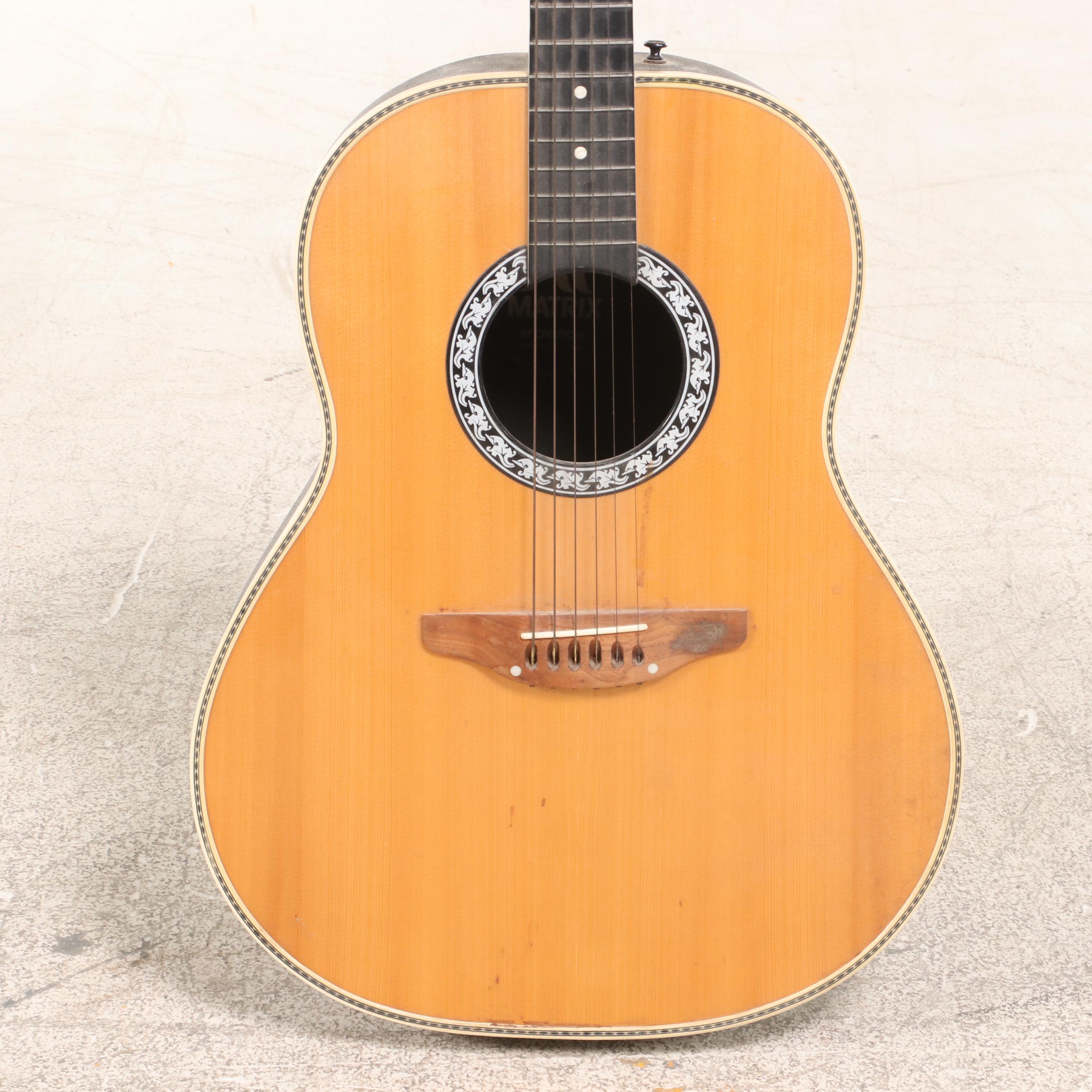 Ovation Matrix Acoustic Guitar with Case