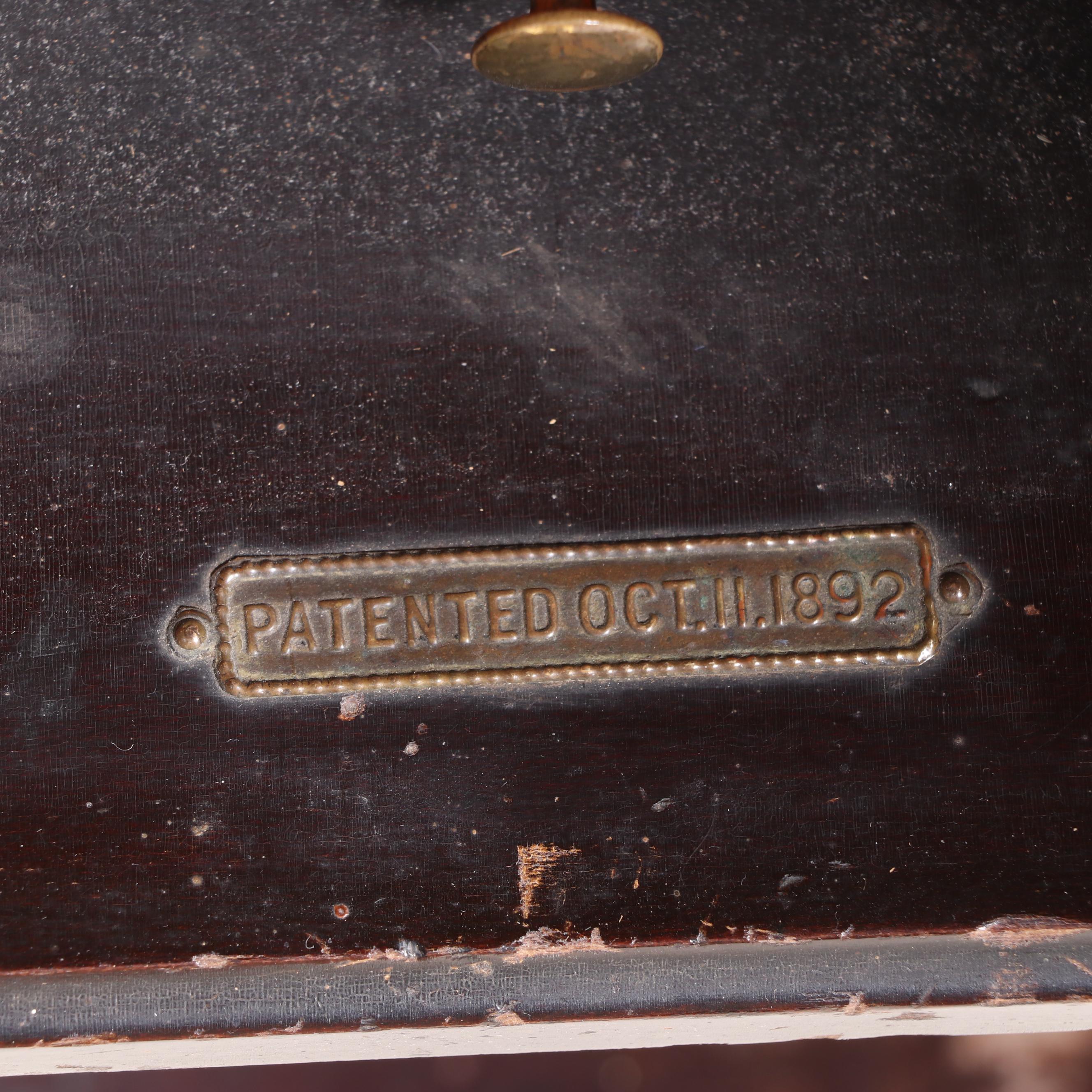 Aesthetic Movement Mahogany-Finish Sheet Music Cabinet, Late 19th Century