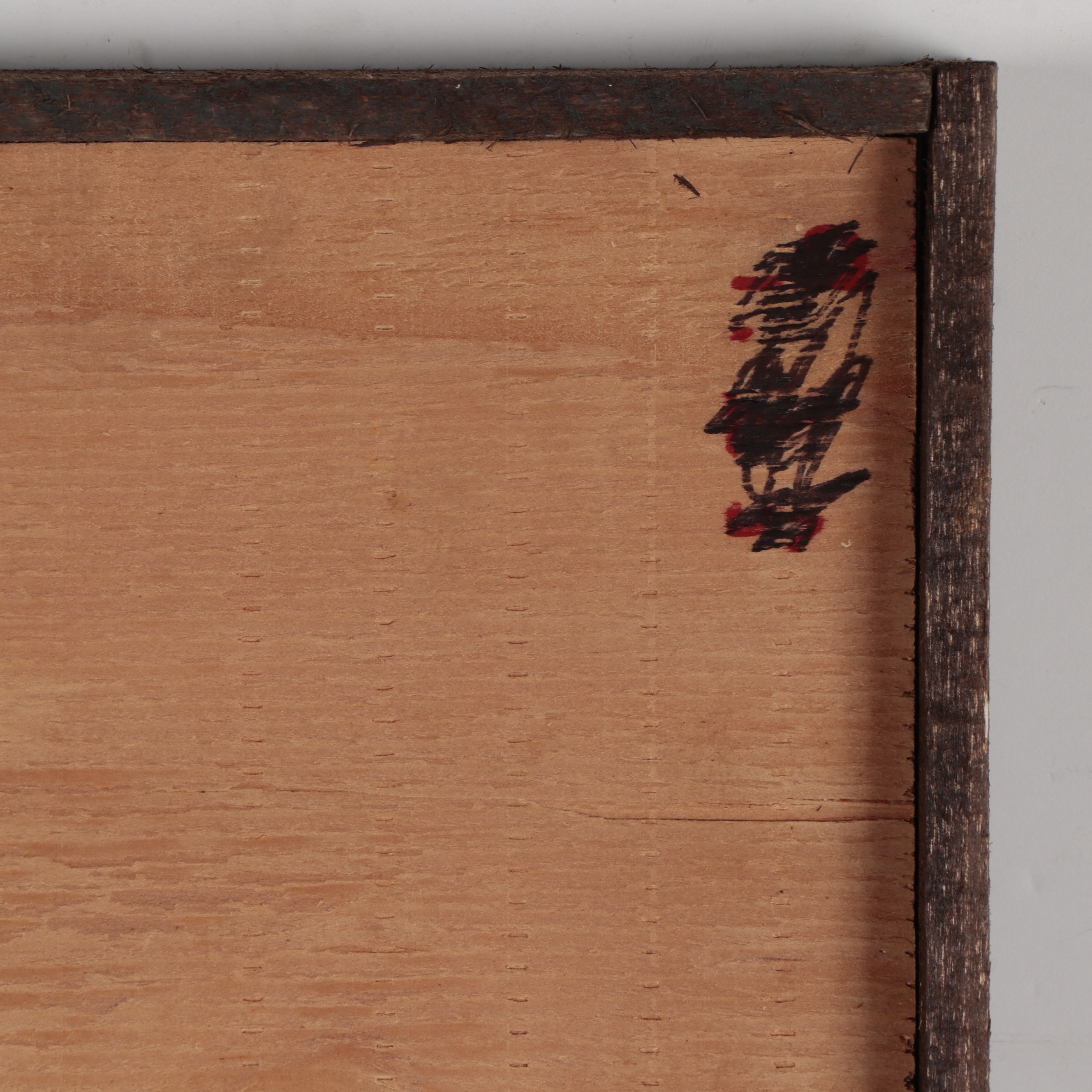 Aaron Wooten Acrylic and Ink Painting "Deon Avenue 1958," 2020