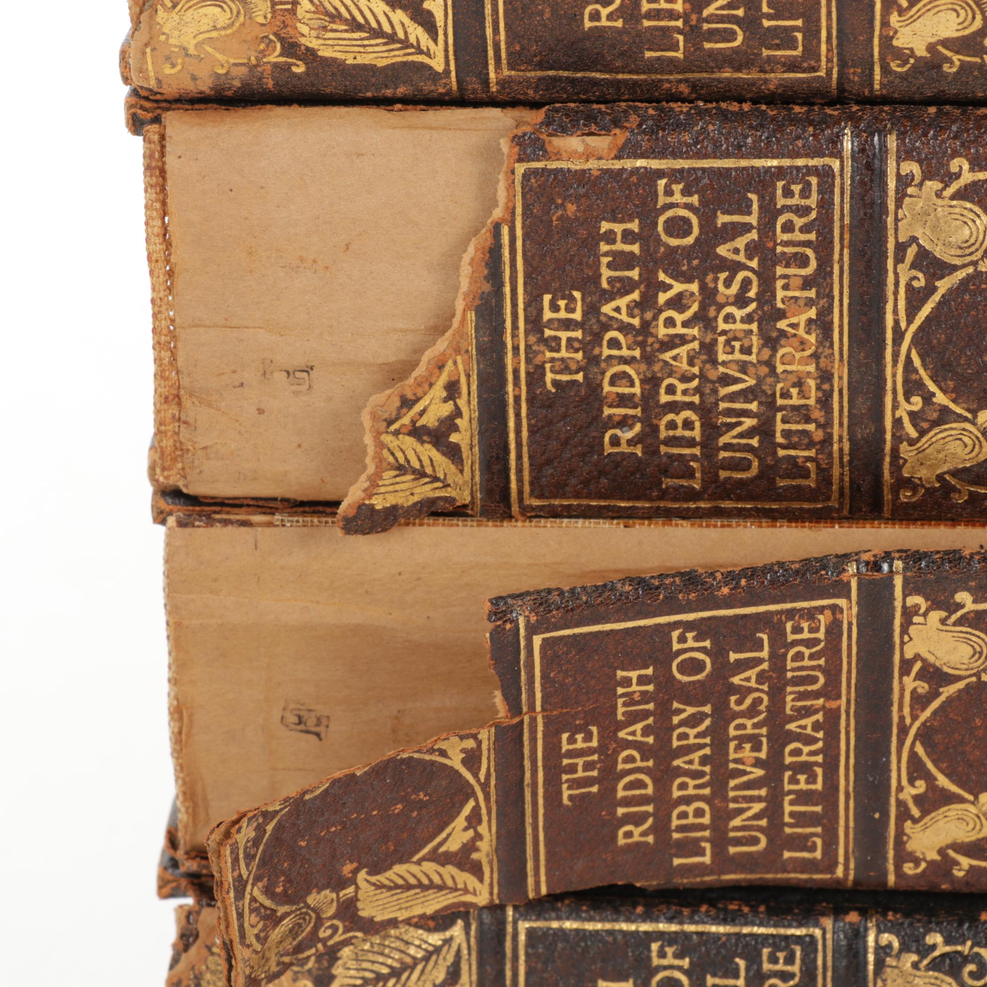 Limited Edition "The Ridpath Library of Universal Literature" Partial Set, 1910