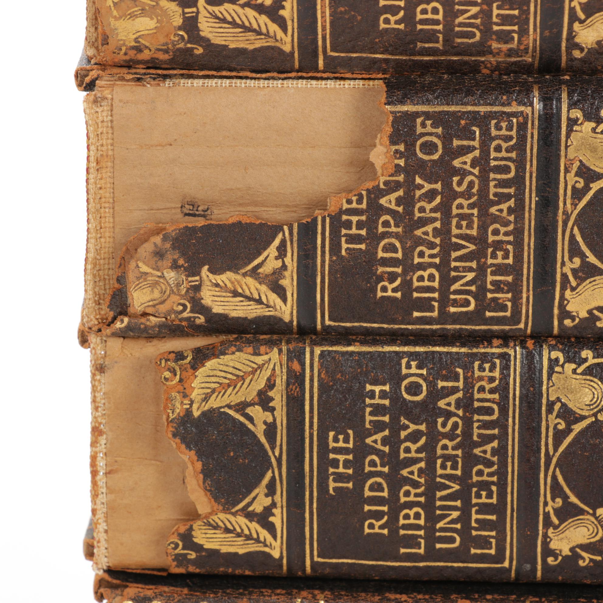 Limited Edition "The Ridpath Library of Universal Literature" Partial Set, 1910