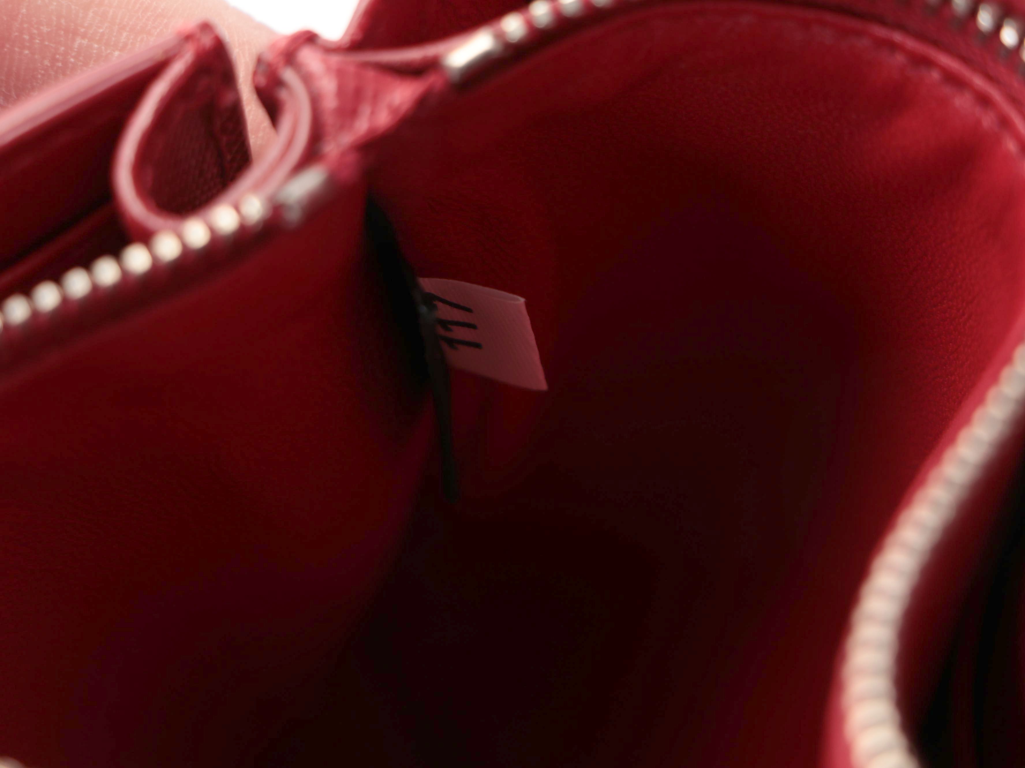 Prada Turn Lock Small Crossbody in Red Saffiano Leather