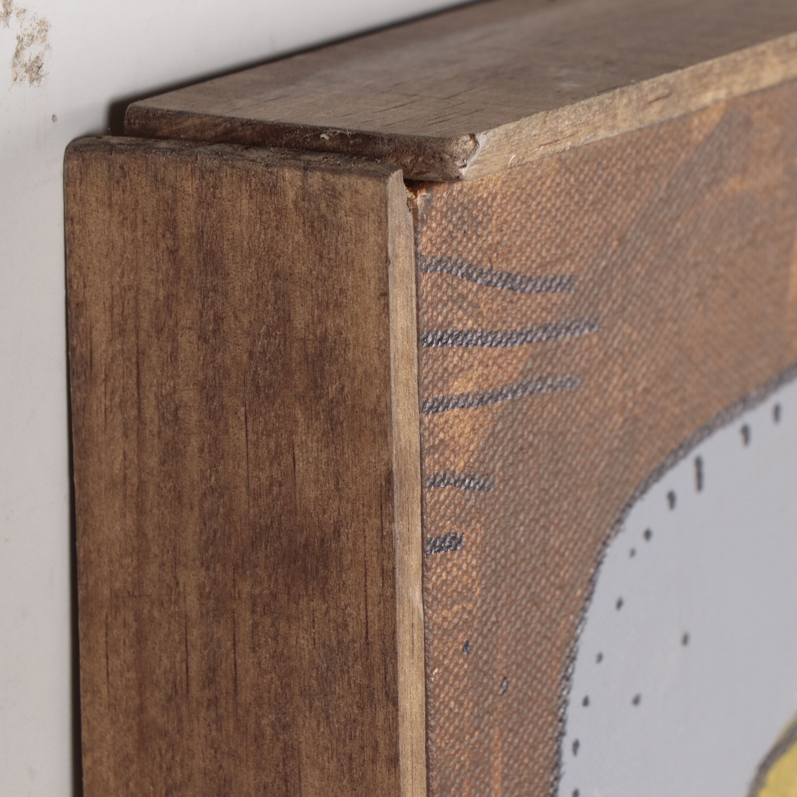 Aaron Wooten Abstract Acrylic and Ink Painting, 2015