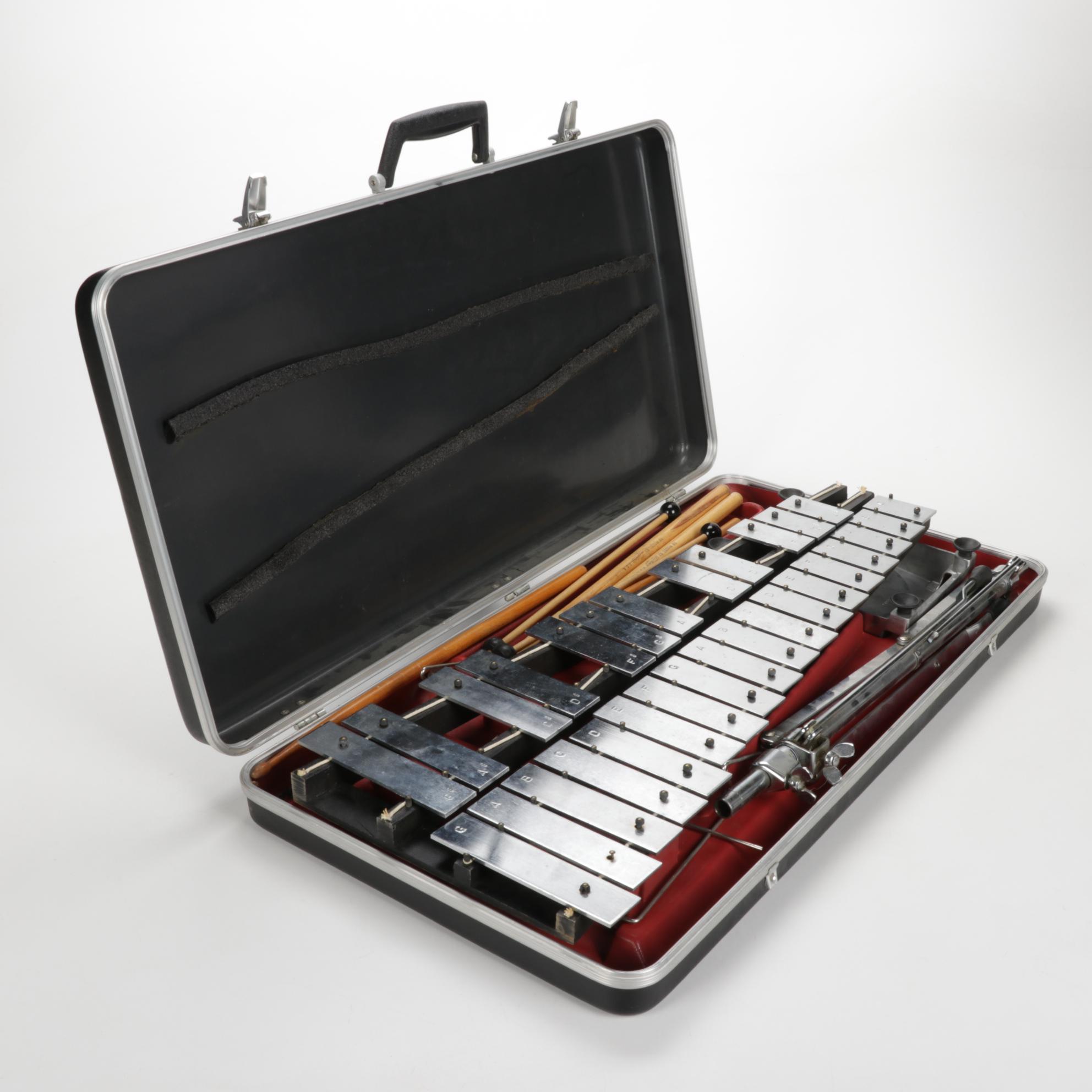 Musser-Kitching Ludwig Xylophone with Mallets and Case