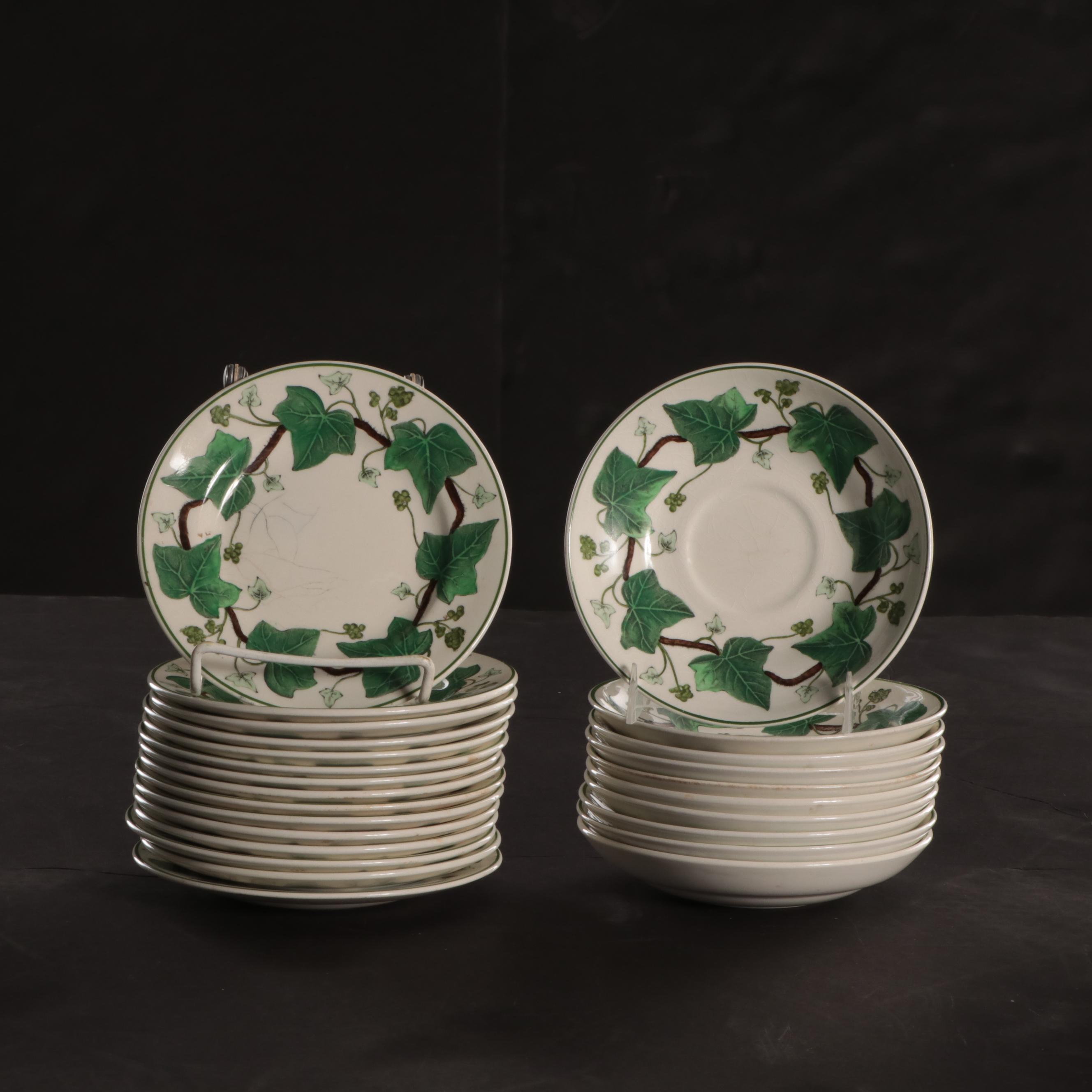 Wedgwood Barlaston "Napoleon Ivy" Dinnerware and Serveware