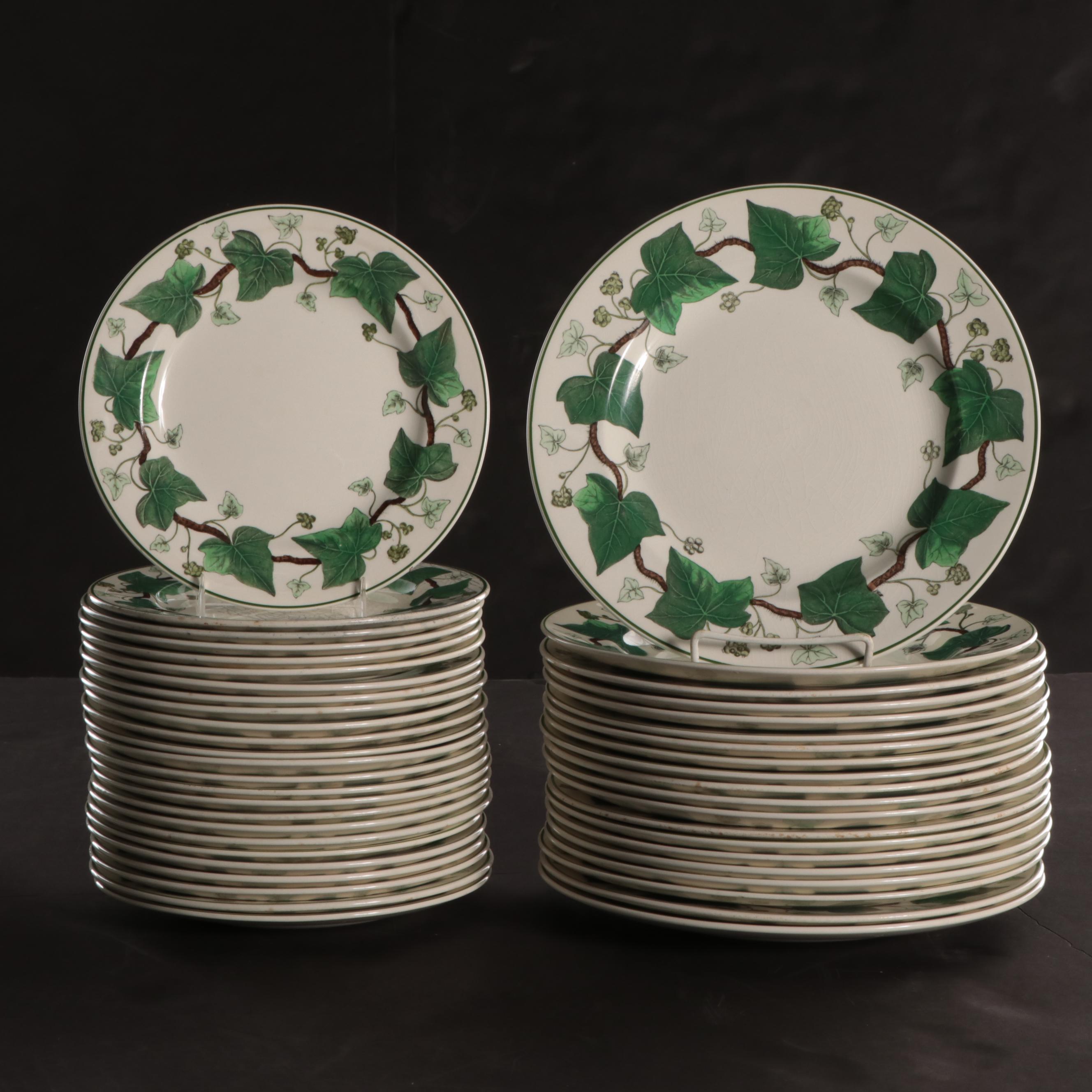Wedgwood Barlaston "Napoleon Ivy" Dinnerware and Serveware