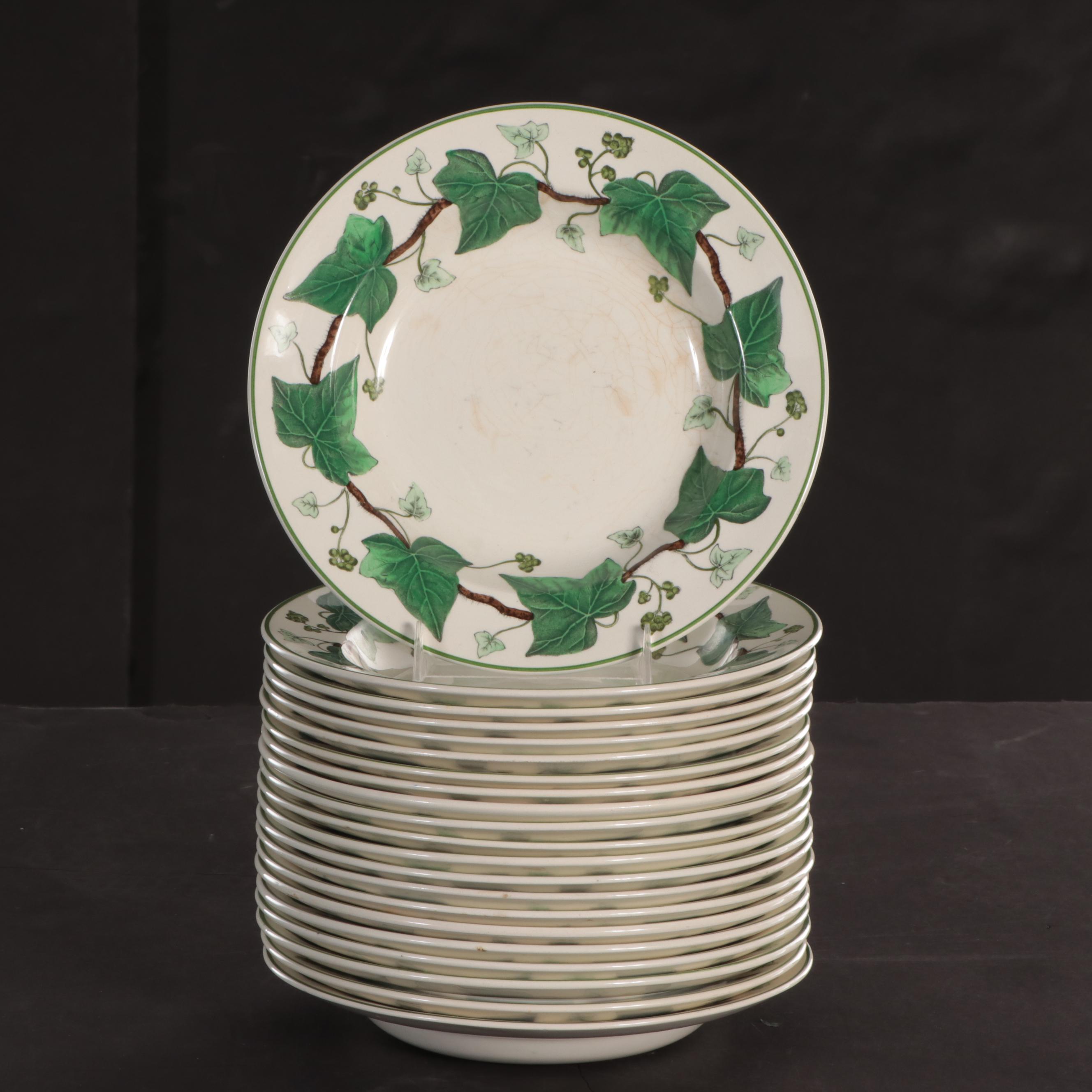 Wedgwood Barlaston "Napoleon Ivy" Dinnerware and Serveware