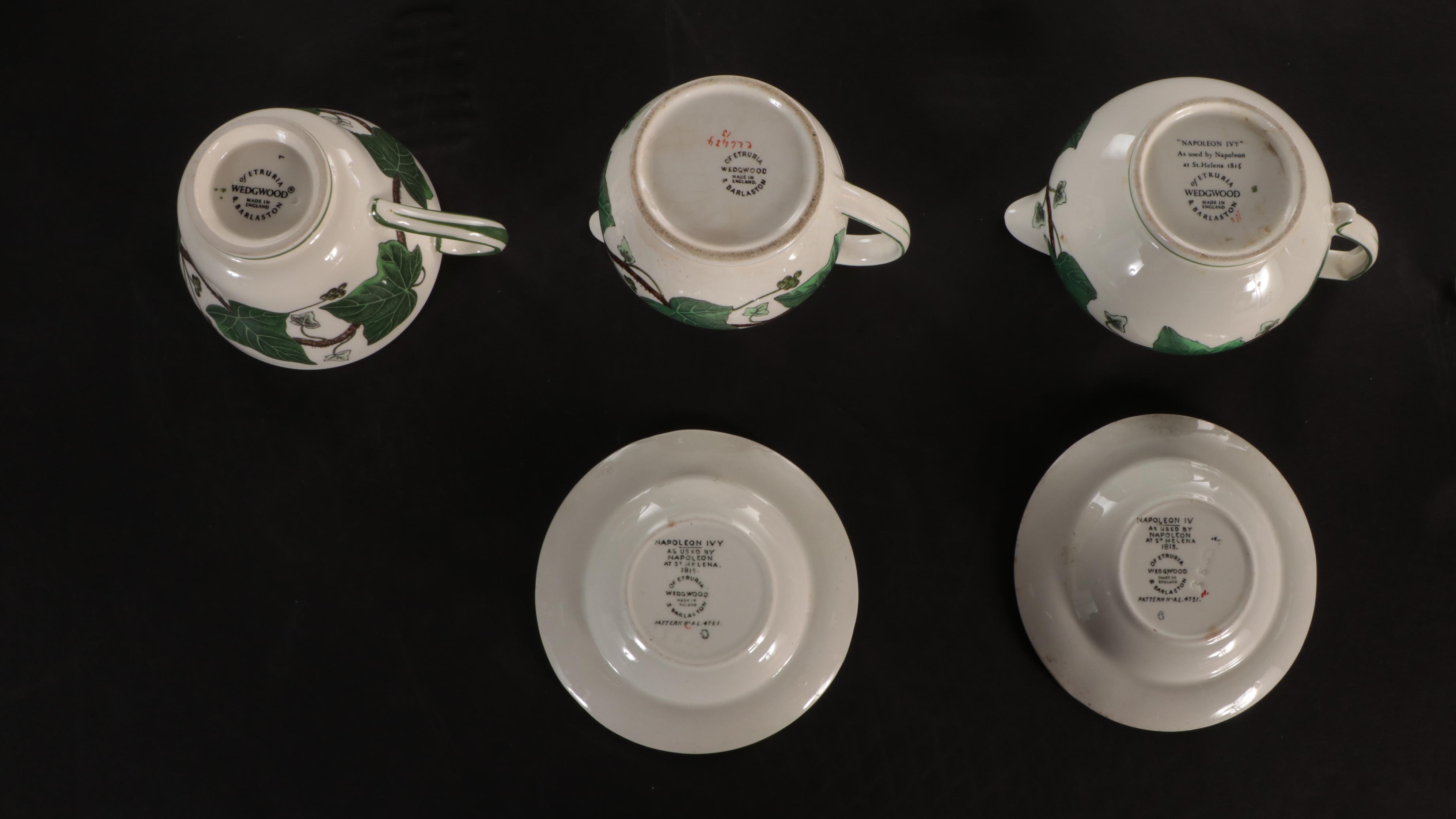 Wedgwood Barlaston "Napoleon Ivy" Dinnerware and Serveware