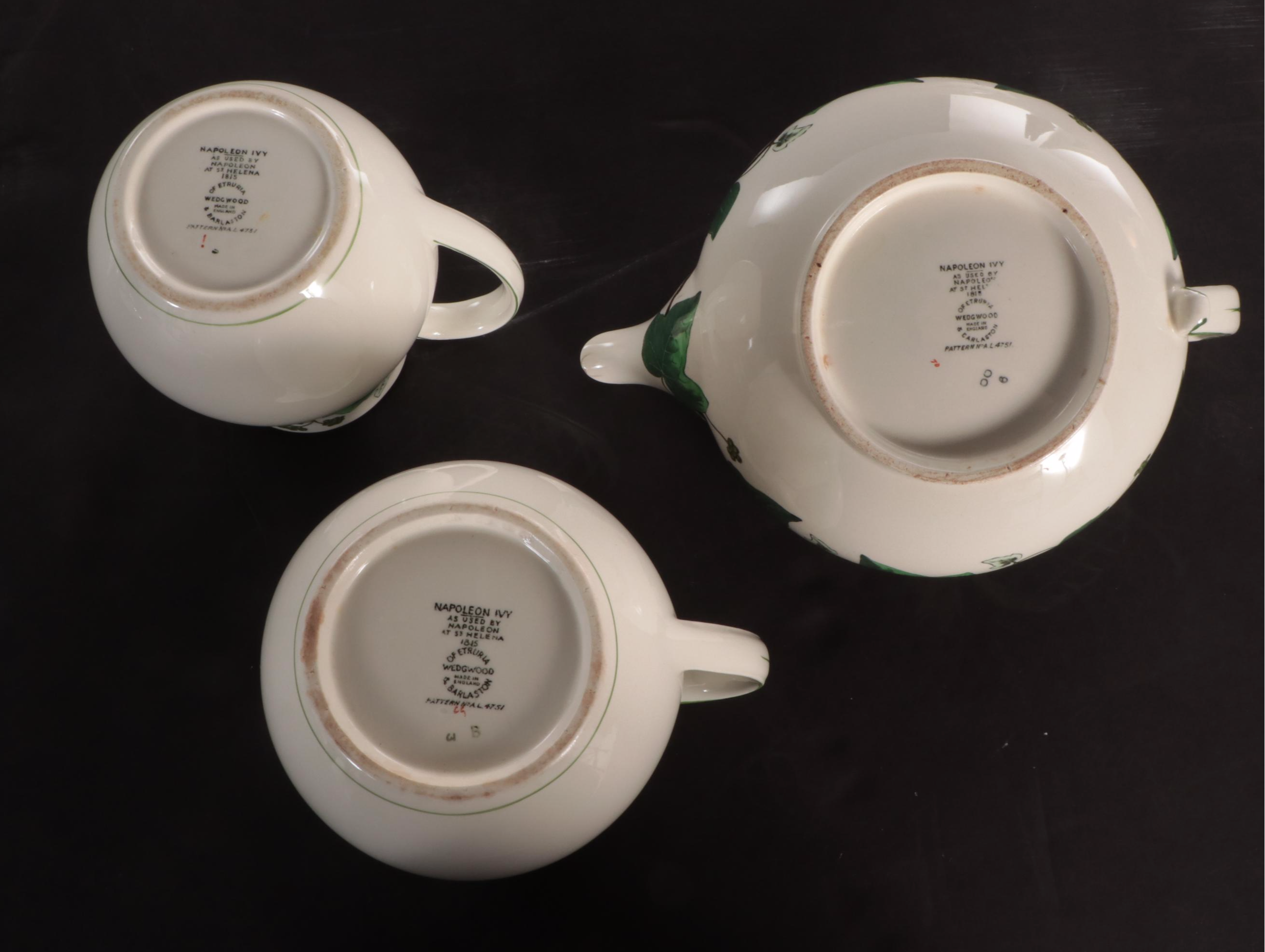 Wedgwood Barlaston "Napoleon Ivy" Dinnerware and Serveware