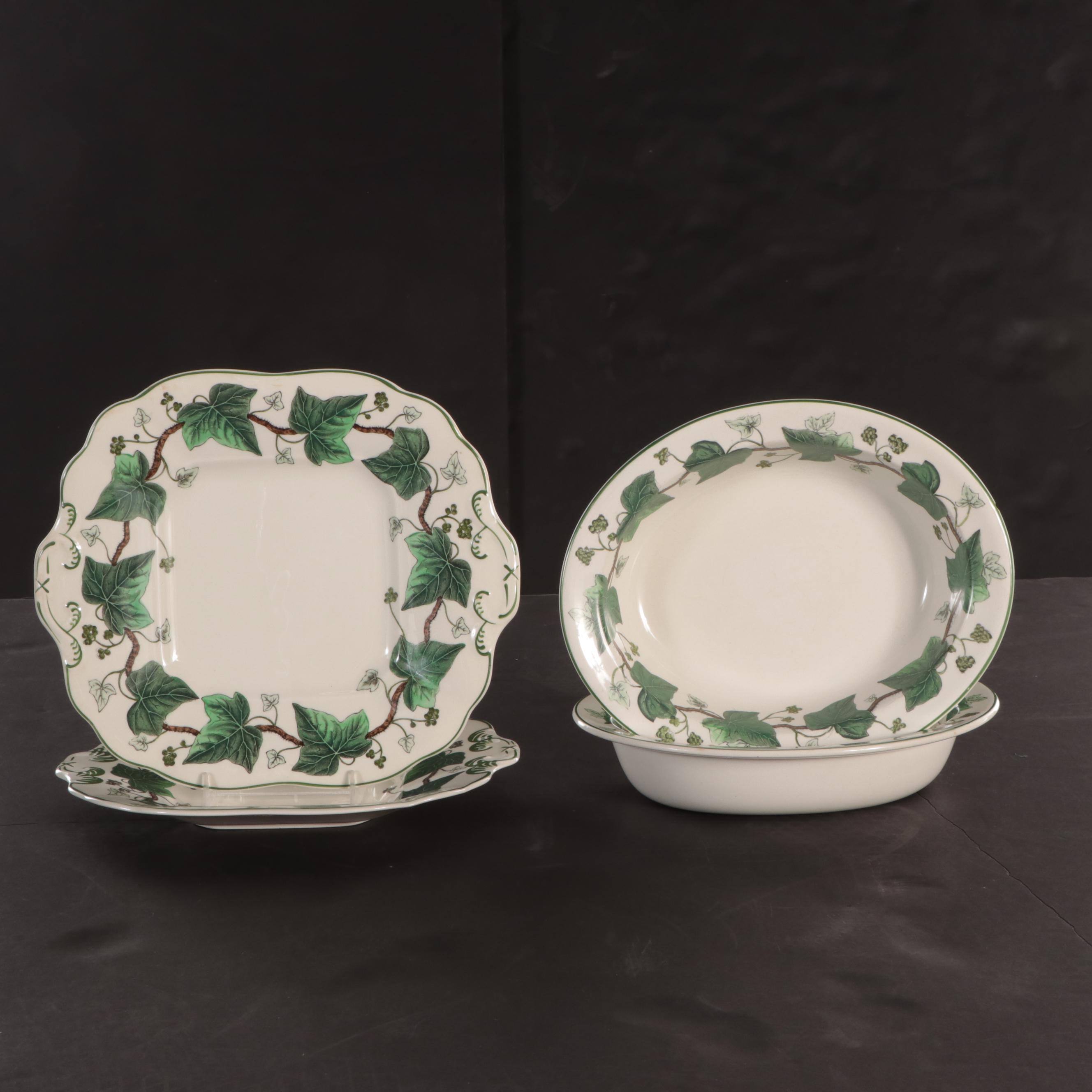 Wedgwood Barlaston "Napoleon Ivy" Dinnerware and Serveware