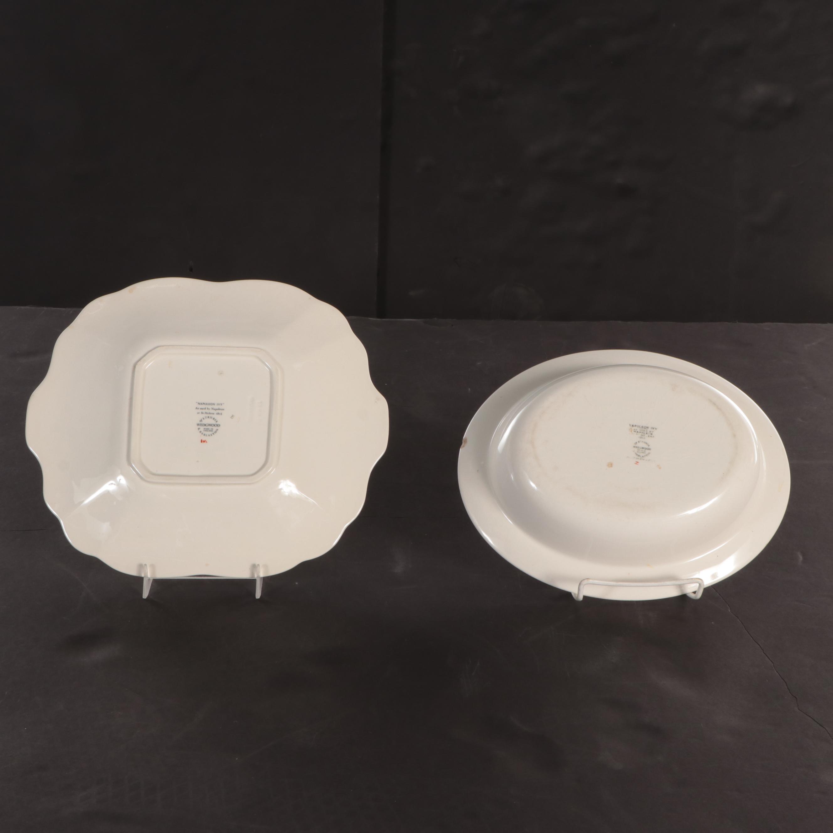 Wedgwood Barlaston "Napoleon Ivy" Dinnerware and Serveware