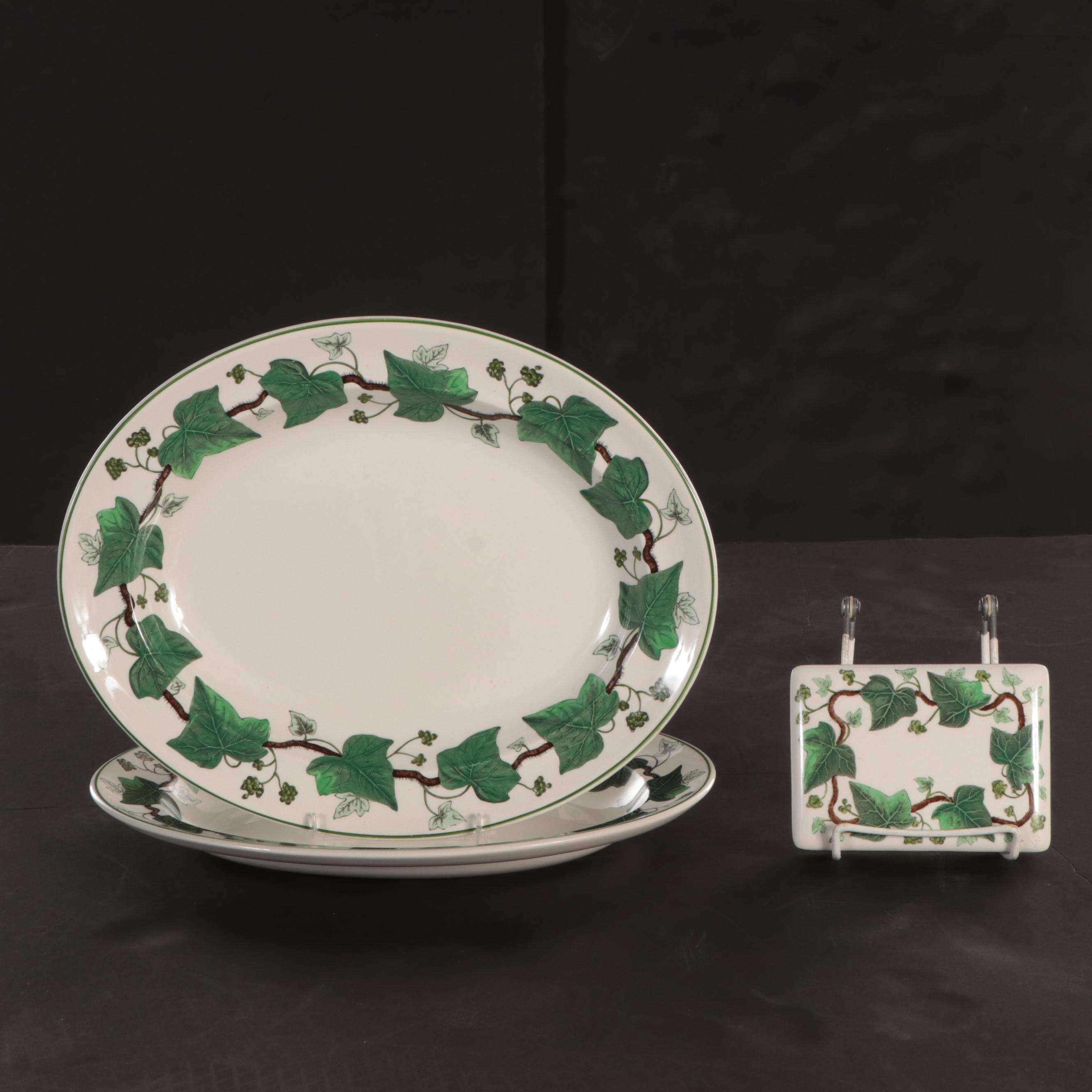 Wedgwood Barlaston "Napoleon Ivy" Dinnerware and Serveware