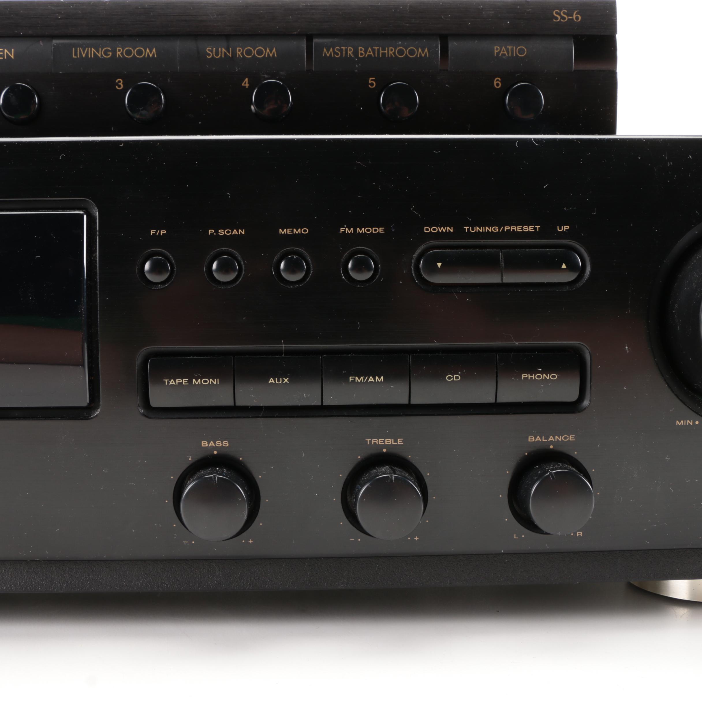 Marantz SR-48 Stereo Receiver, CC-38 5-Disc CD Player, c. 1999