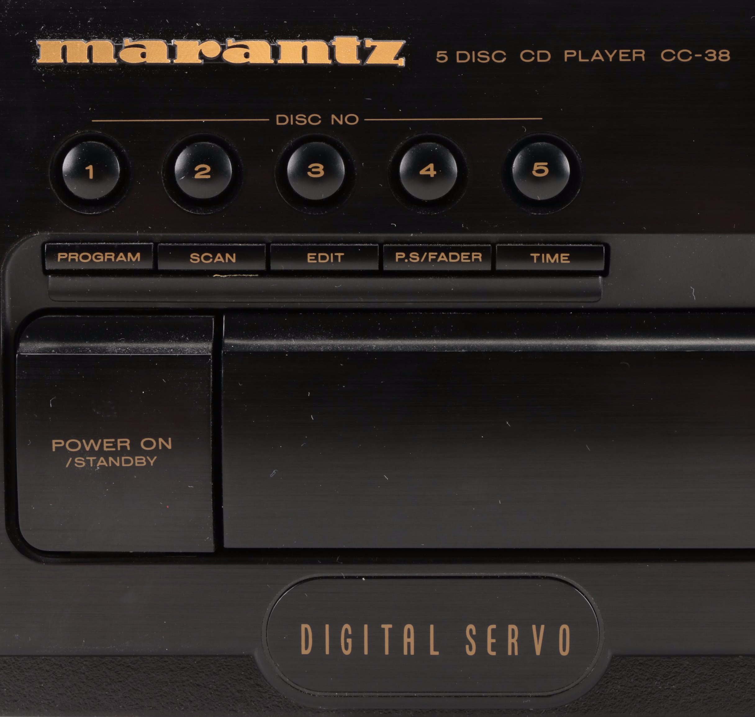 Marantz SR-48 Stereo Receiver, CC-38 5-Disc CD Player, c. 1999