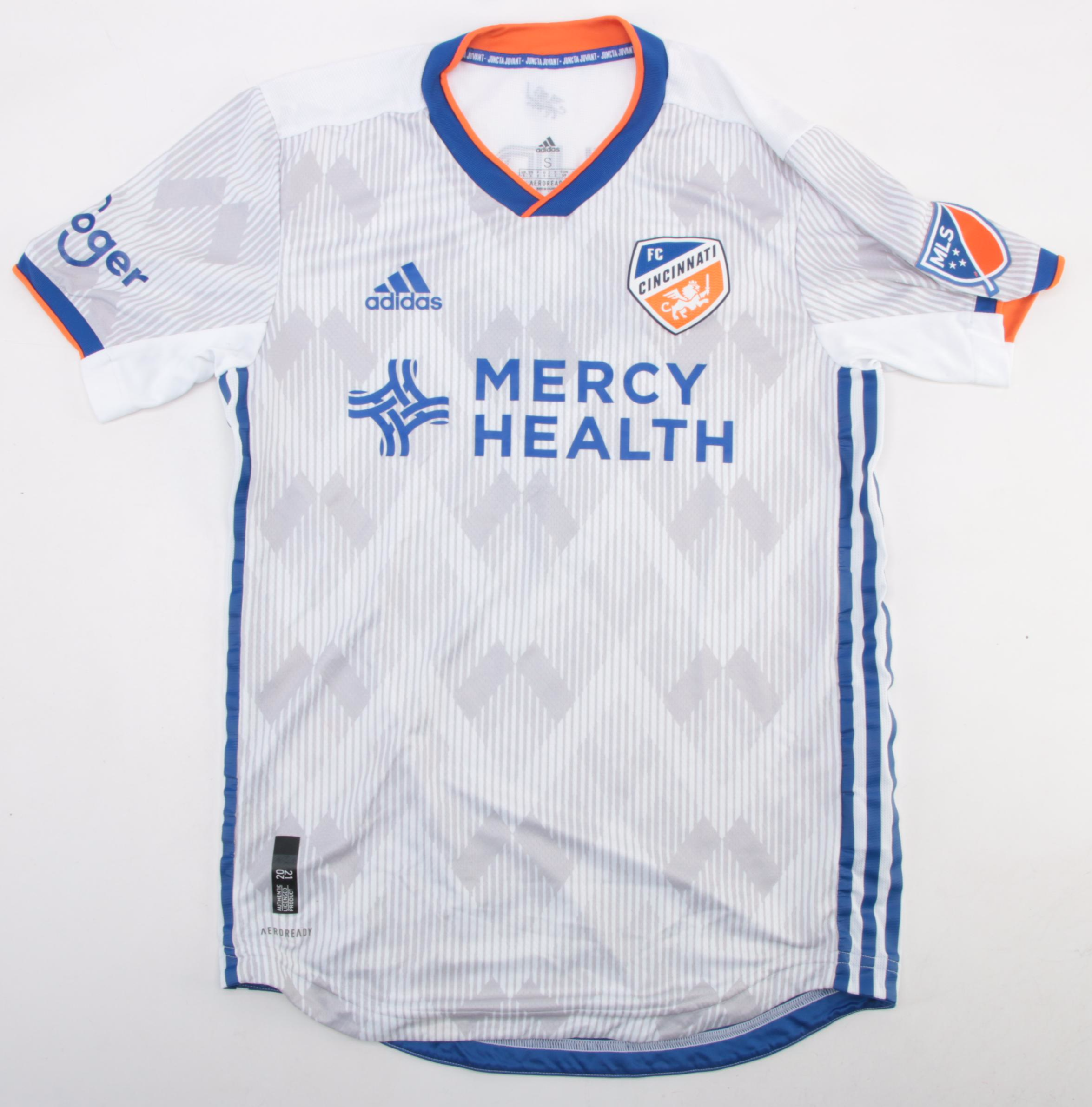 Yuya Kubo #7 Signed FC Cincinnati Game Worn MLS Jersey, 8-21-2021 NE Revolution