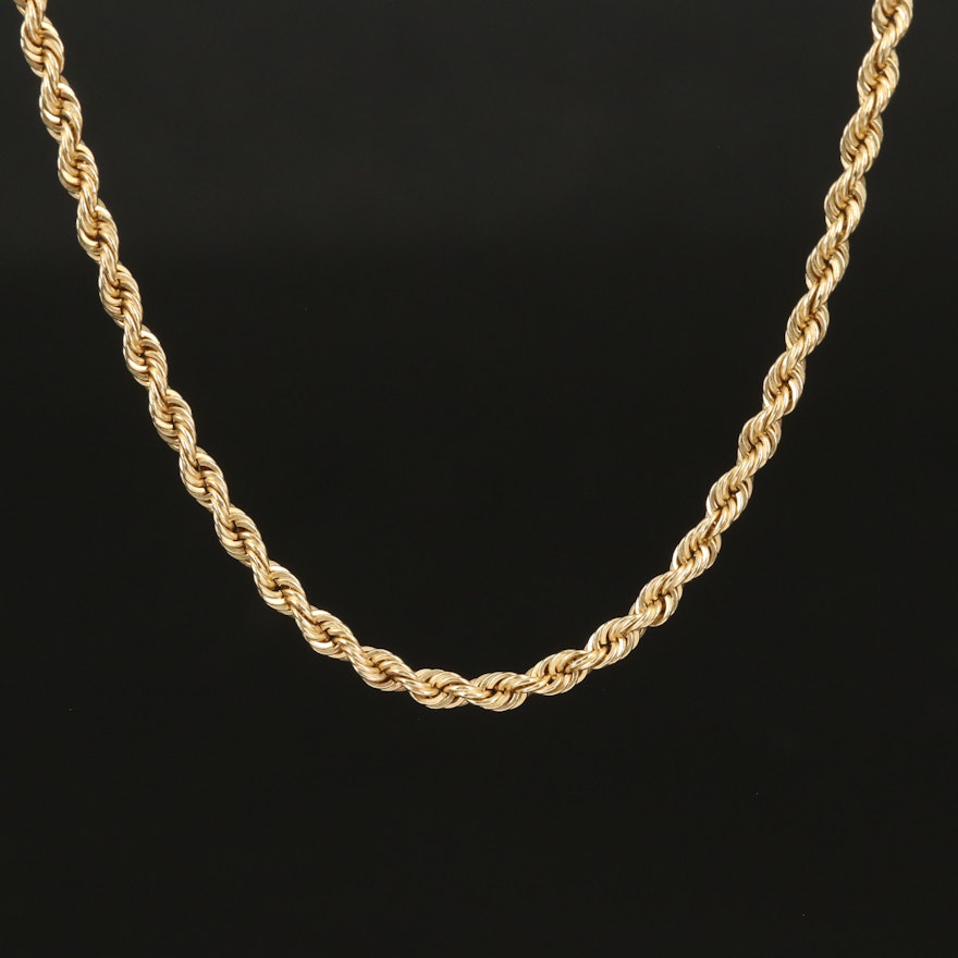 14K Rope Chain