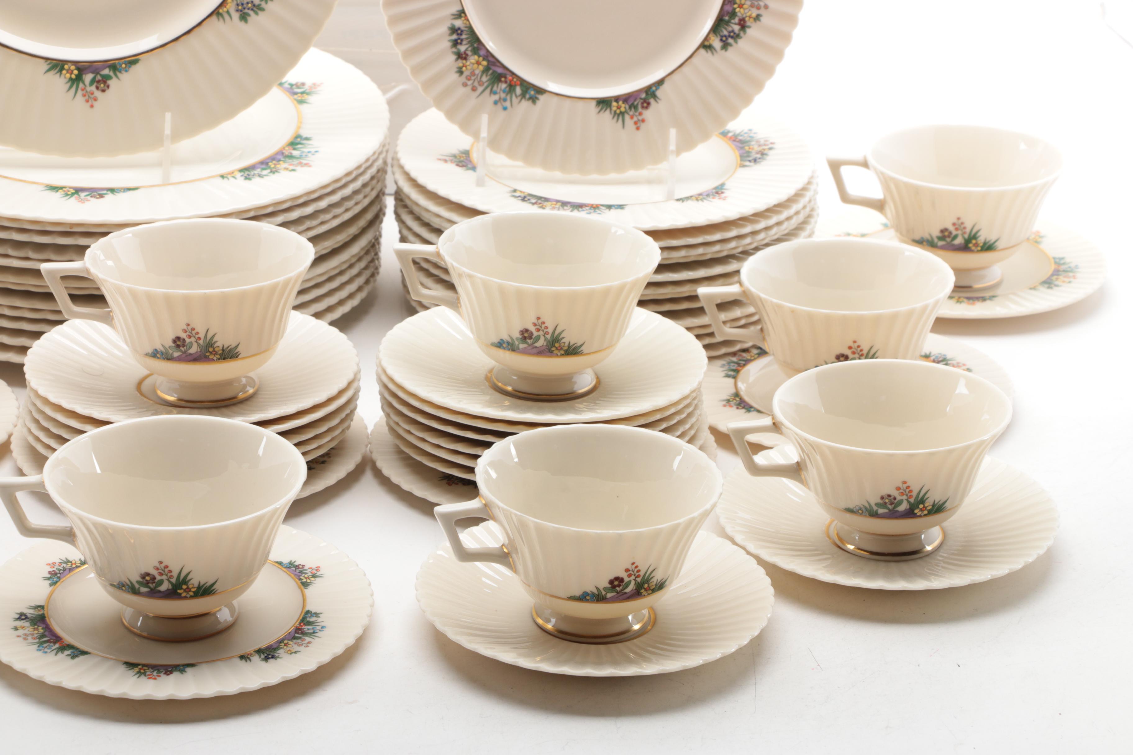 Lenox "Rutledge" Bone China Dinnerware, Mid to Late 20th Century