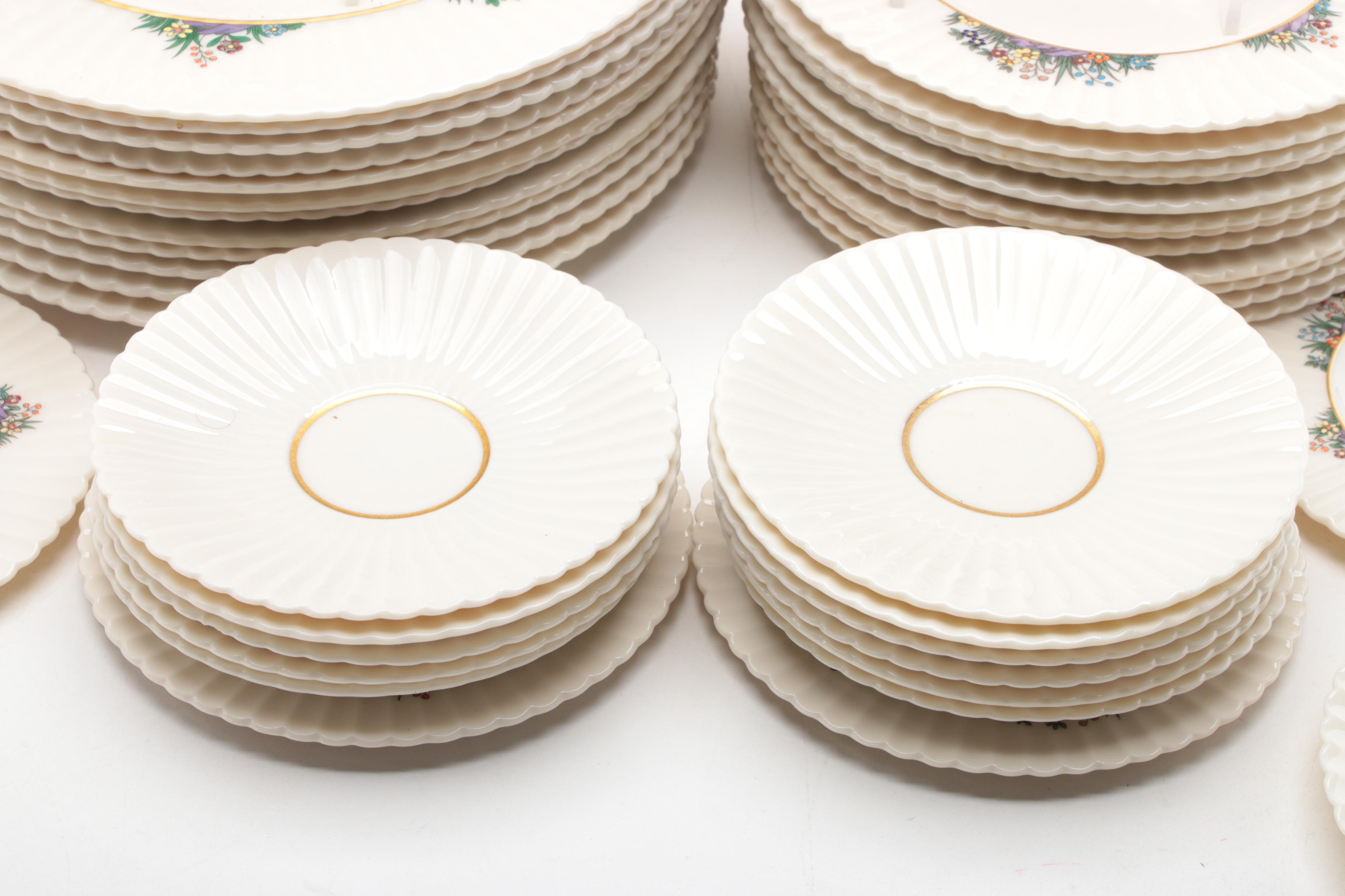 Lenox "Rutledge" Bone China Dinnerware, Mid to Late 20th Century