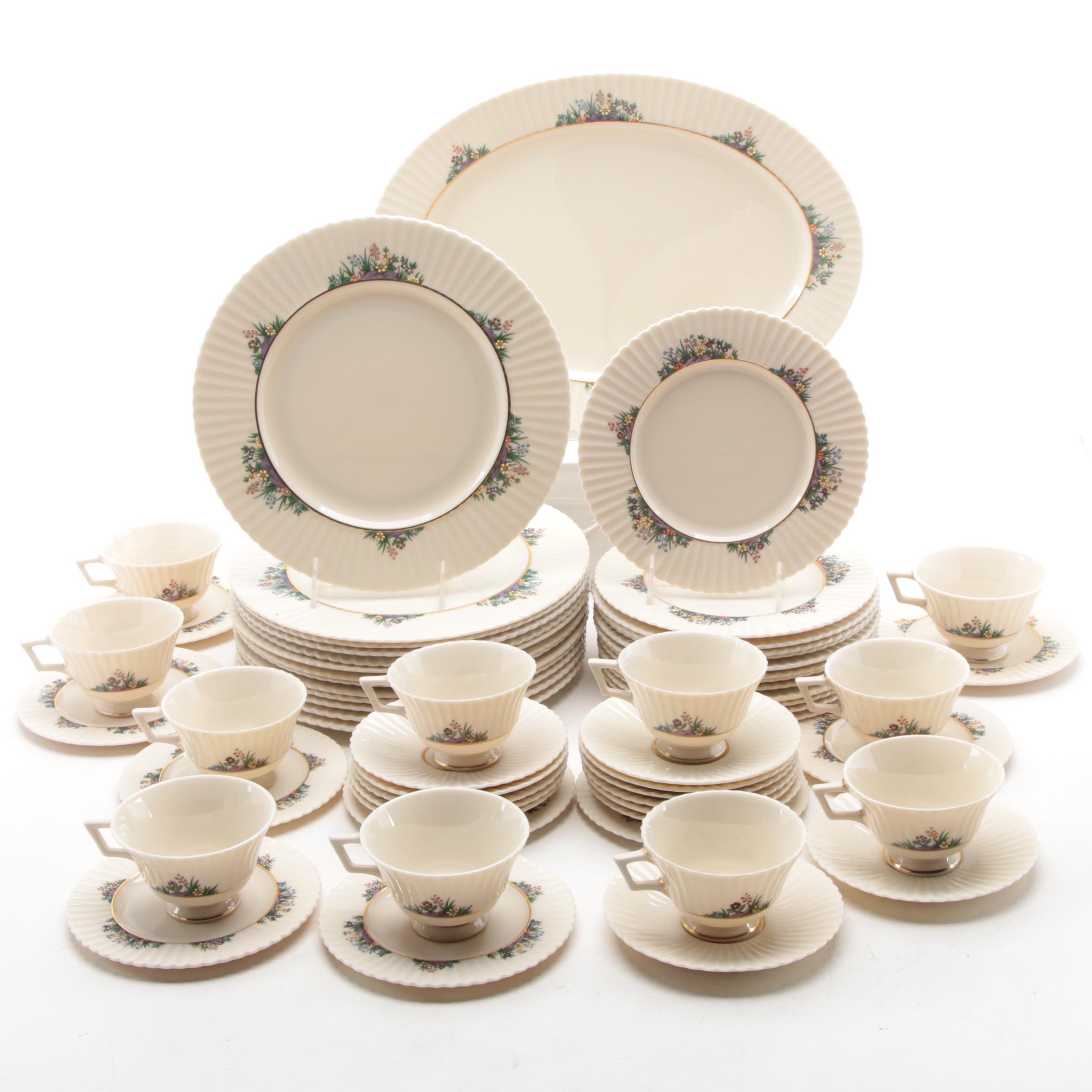 Lenox "Rutledge" Bone China Dinnerware, Mid to Late 20th Century