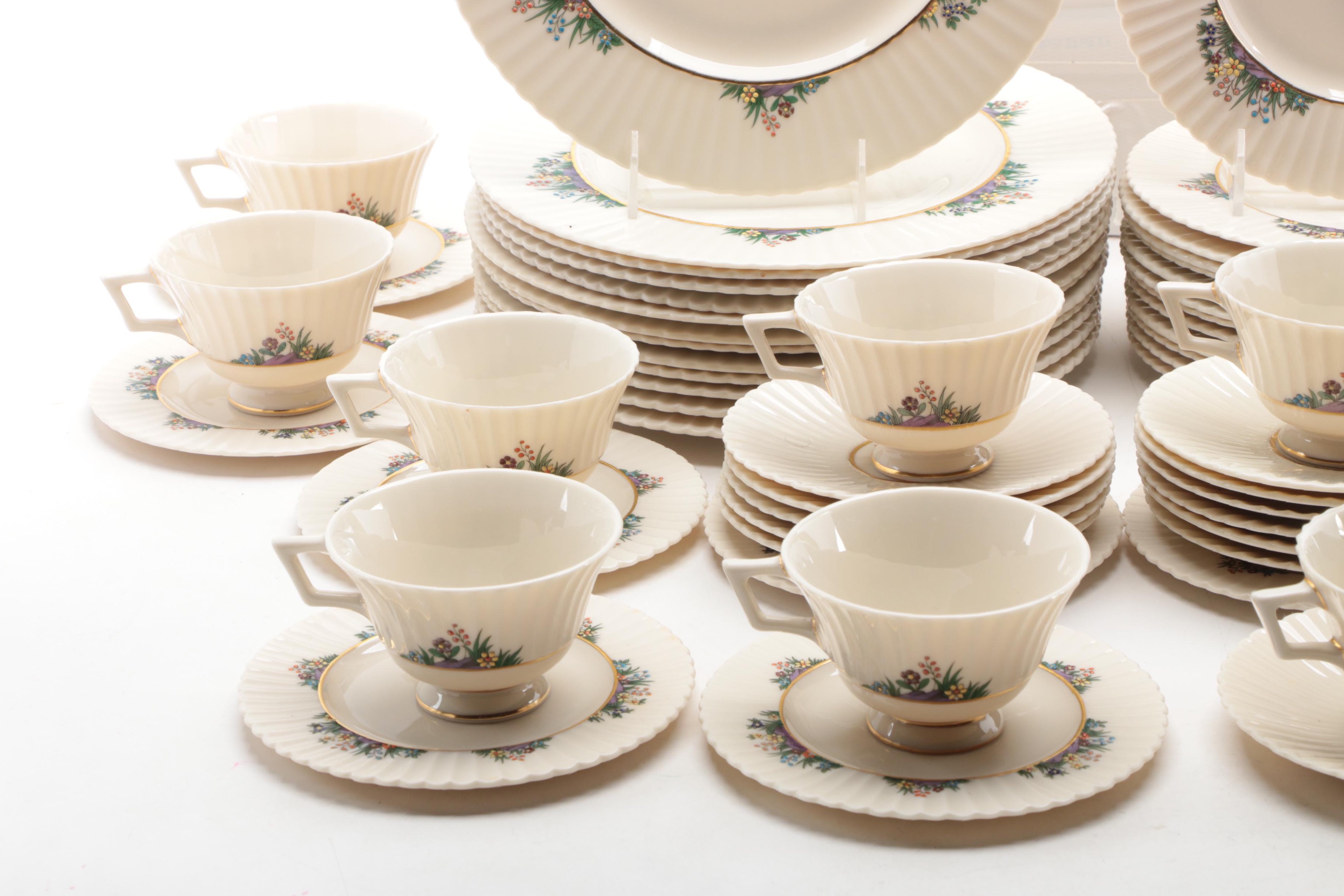 Lenox "Rutledge" Bone China Dinnerware, Mid to Late 20th Century