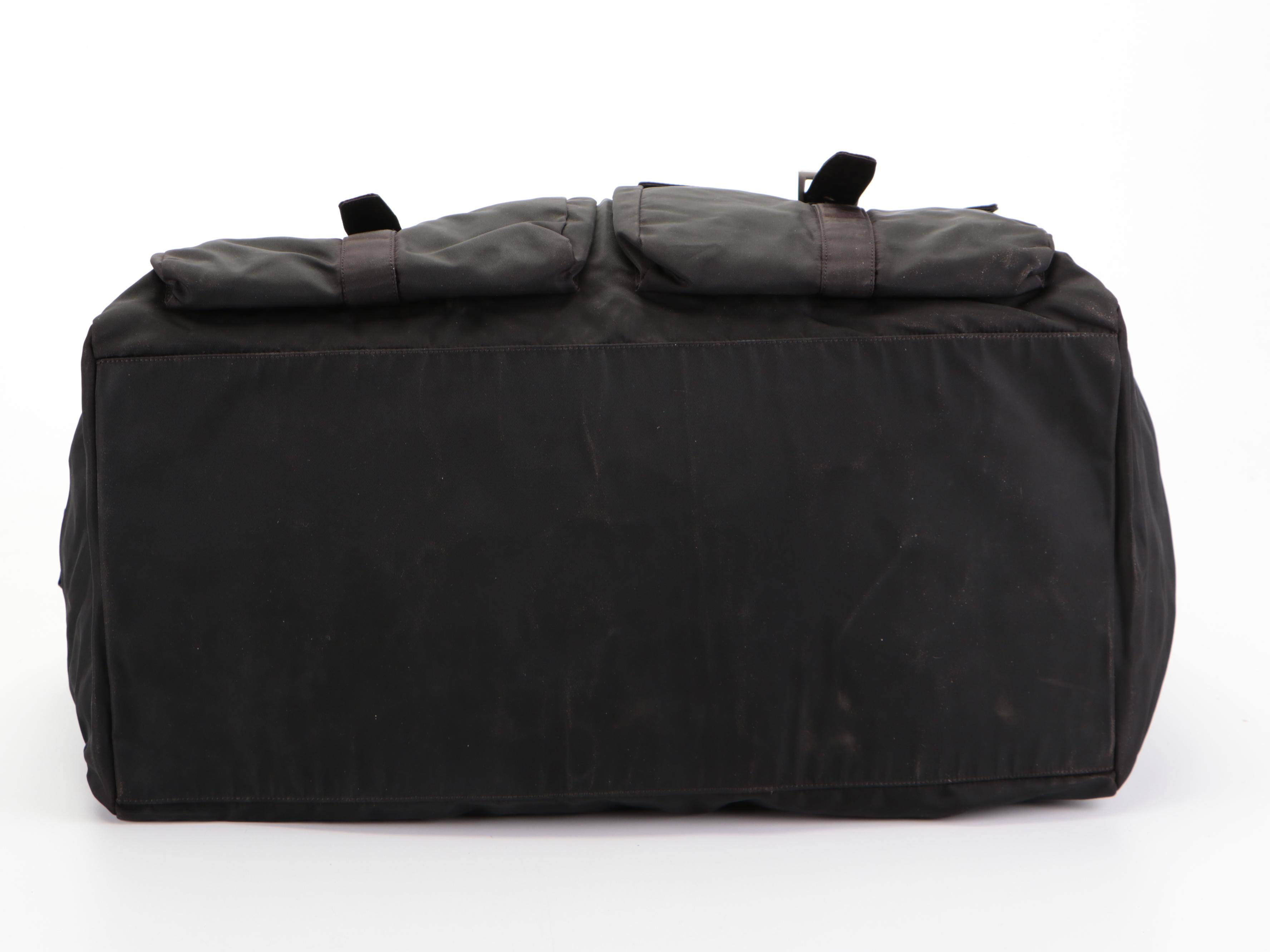 Prada Weekender Bag in Black Tessuto Nylon