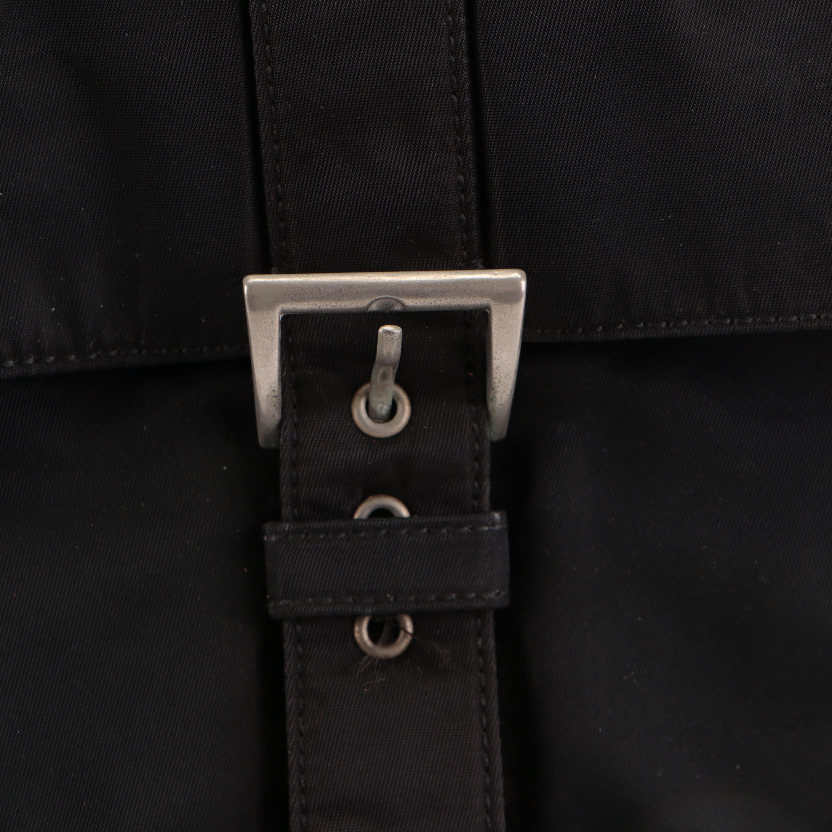 Prada Weekender Bag in Black Tessuto Nylon