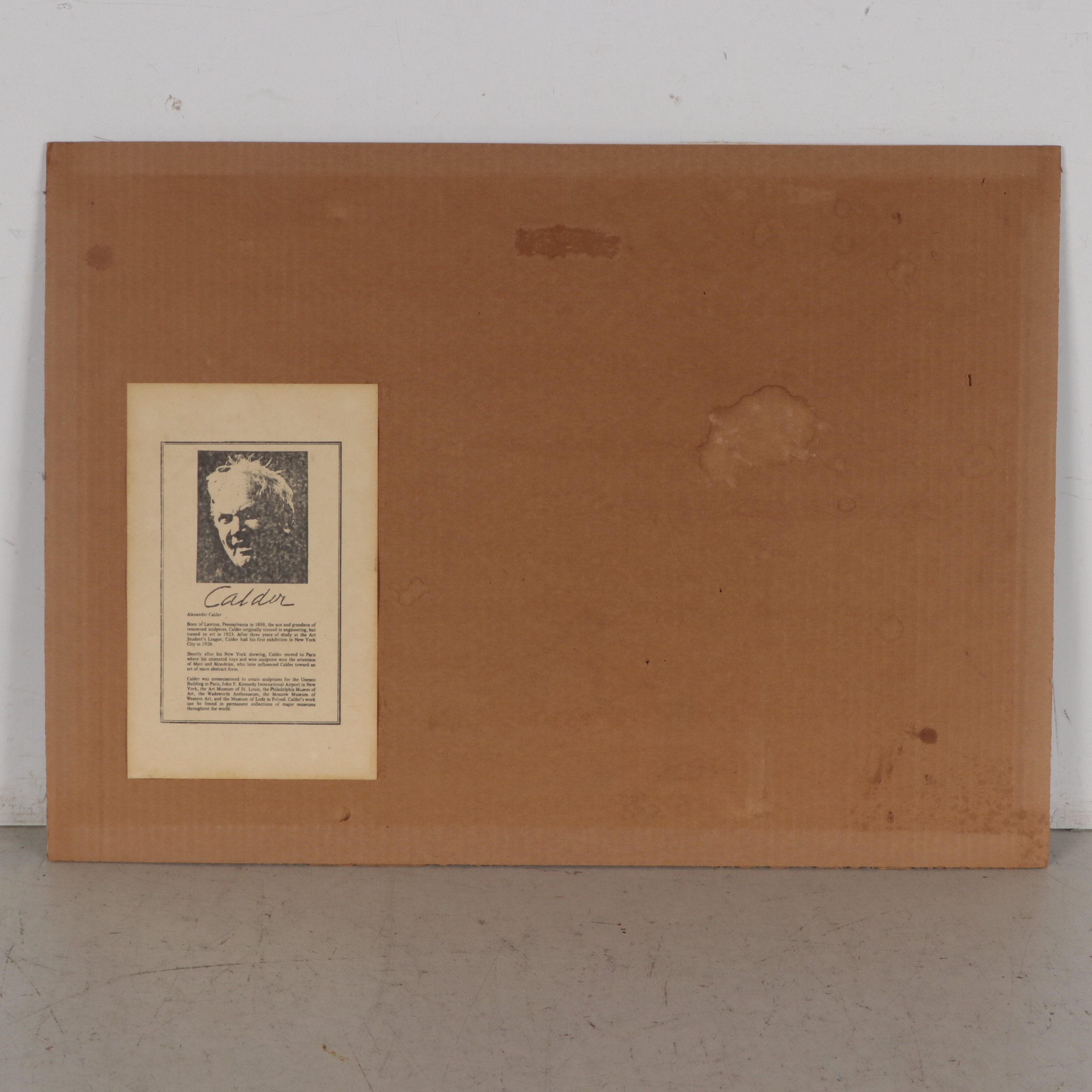 Alexander Calder Lithograph "Autumn," 1969