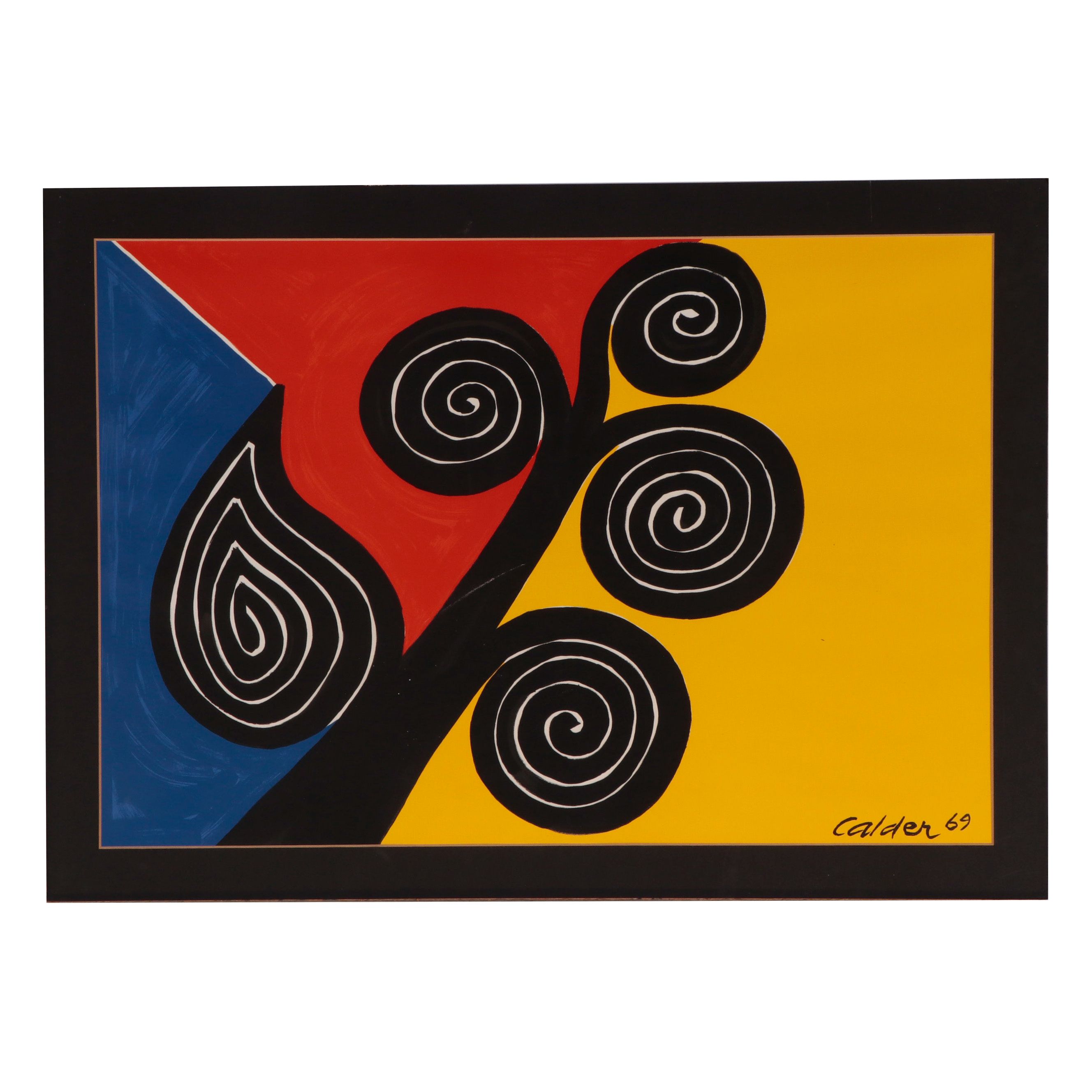 Alexander Calder Lithograph "Autumn," 1969