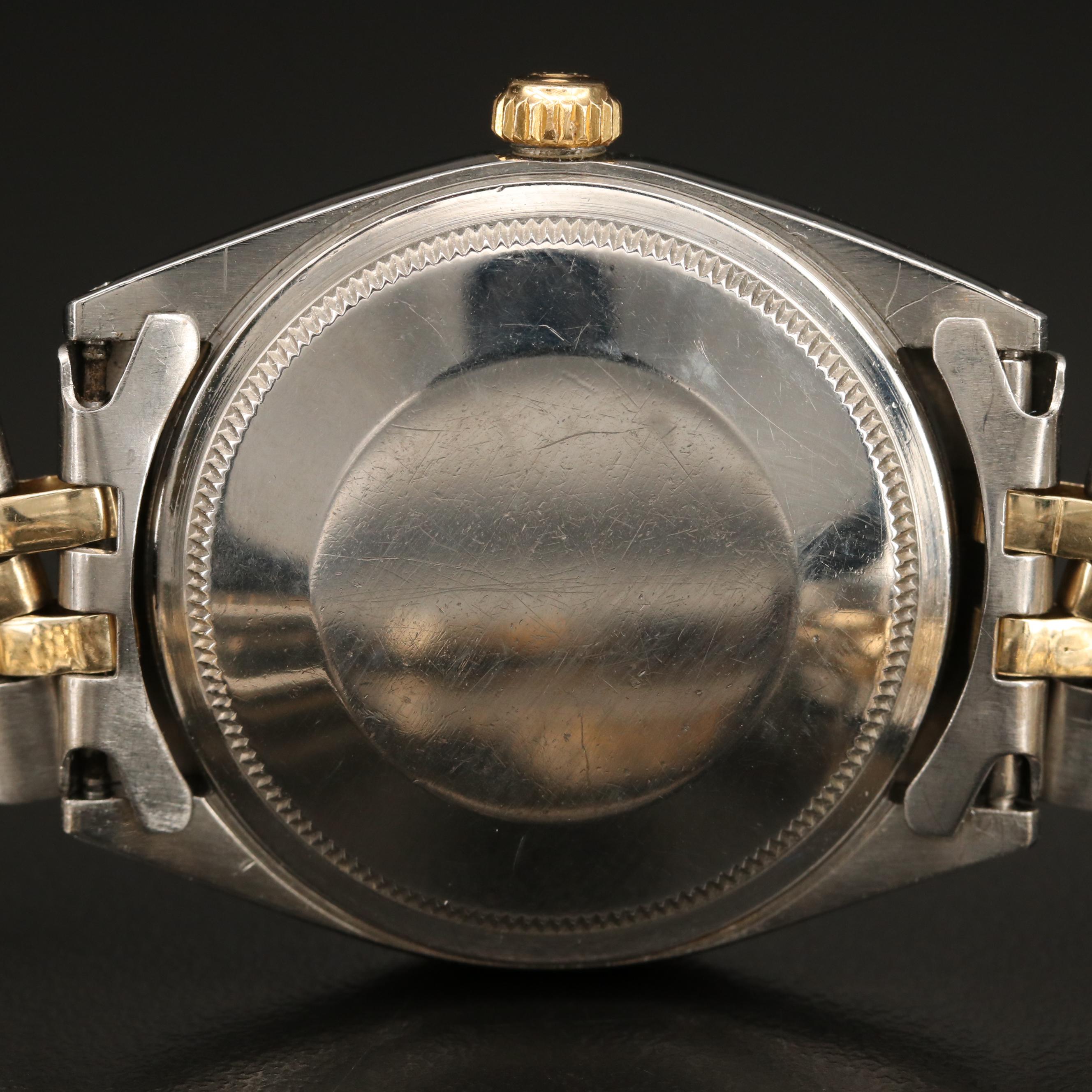 1968 Rolex Oyster Perpetual Zephyr Dial Stainless Steel and 14K Watch