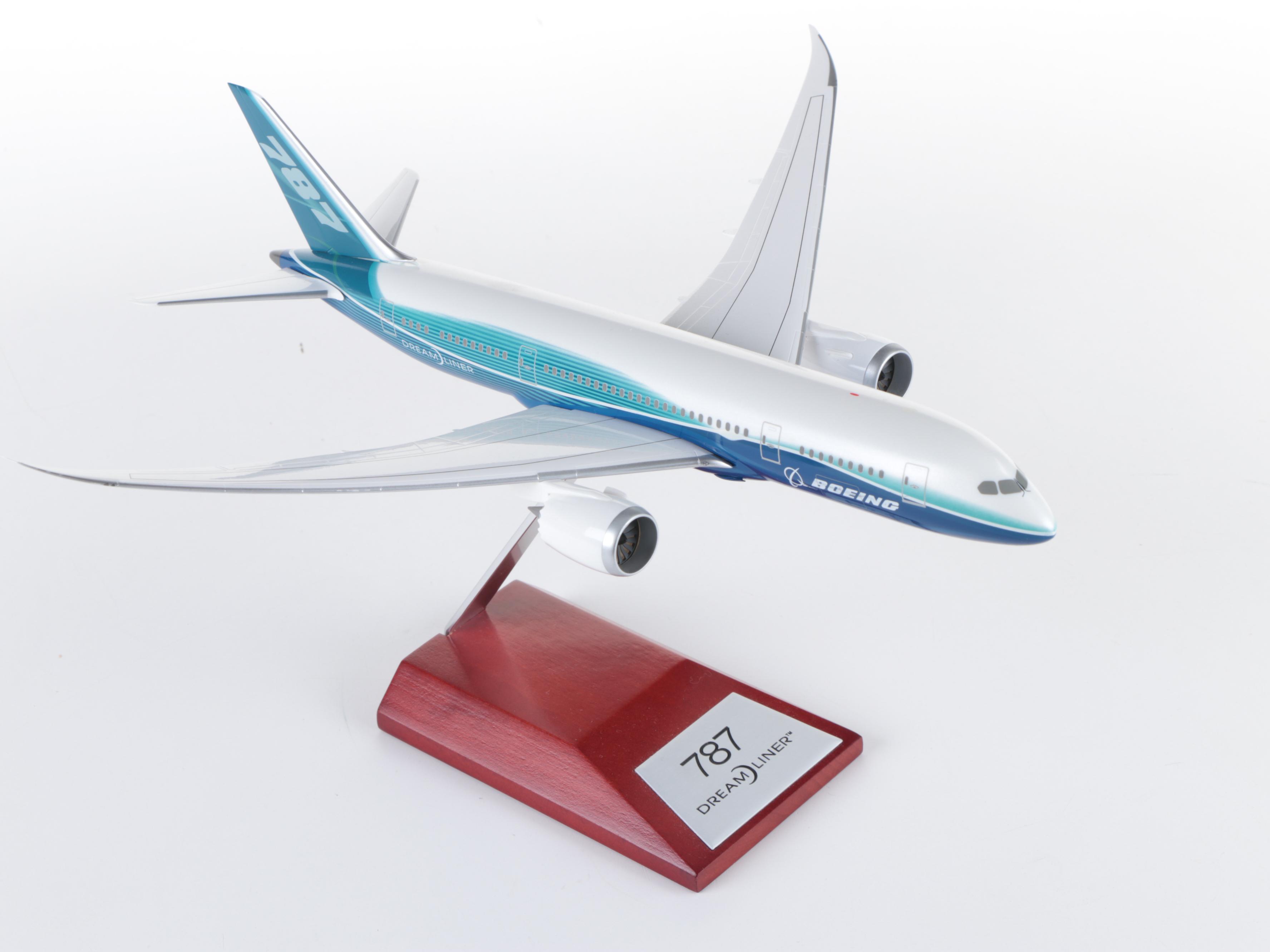 Hogan and Other Boeing 787 Dreamliner and 737 Max 9 Model Planes