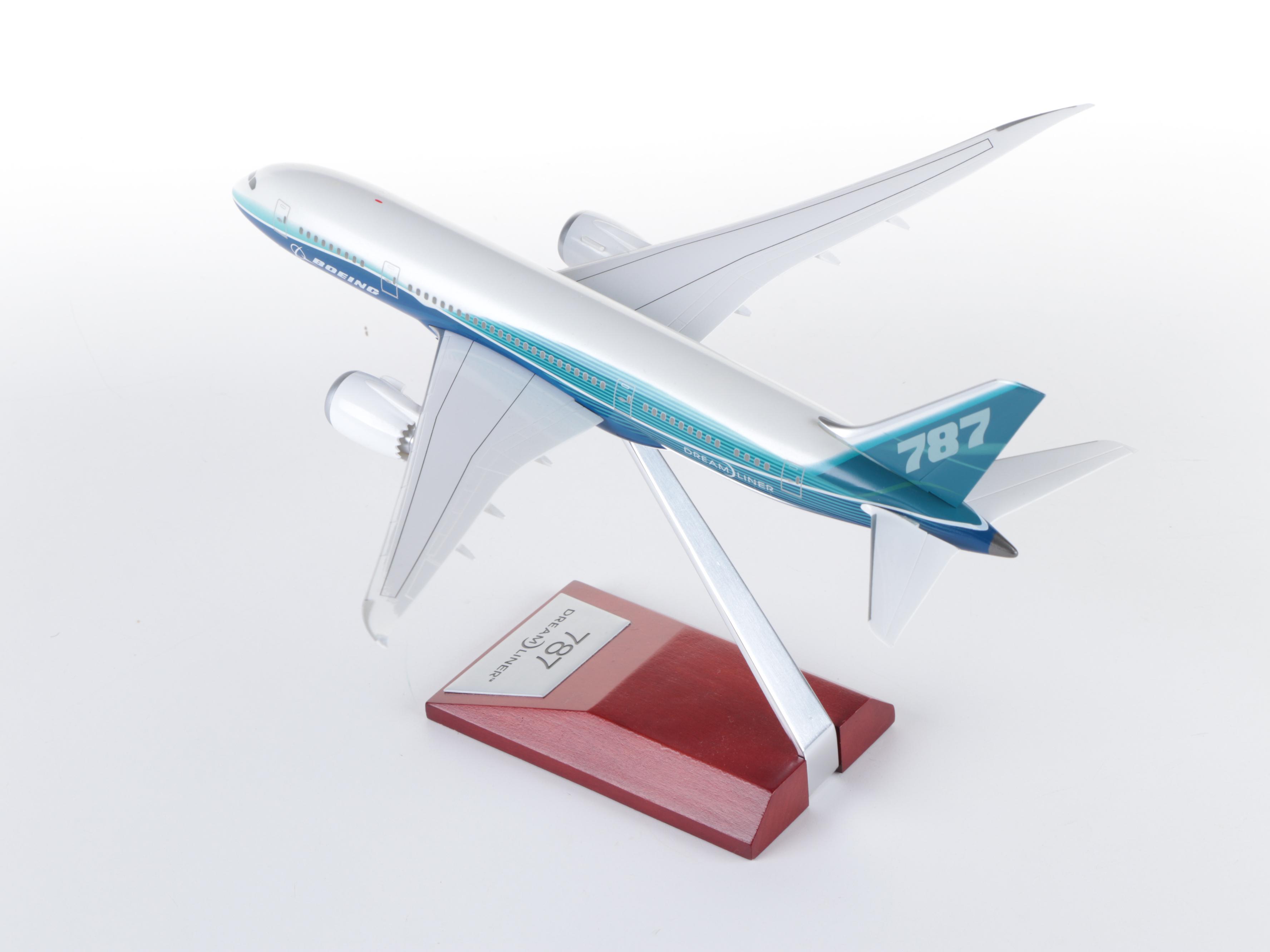 Hogan and Other Boeing 787 Dreamliner and 737 Max 9 Model Planes