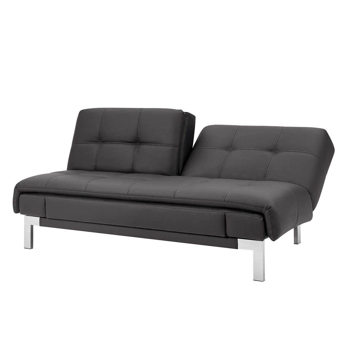 Relax-A-Lounger Verona Euro Lounger in Grey Bonded Leather