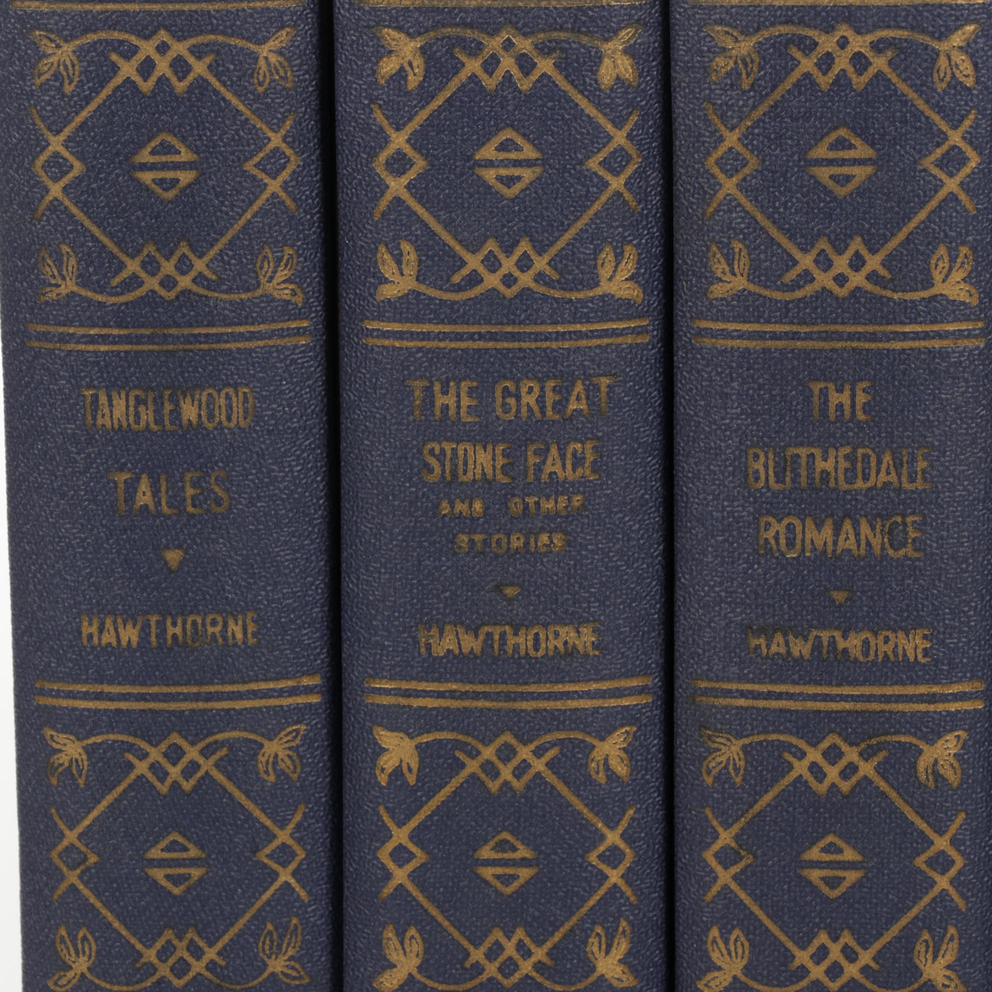 1931 Nathaniel Hawthorne Standard Classics New Wayside Edition Ten-Volume Set