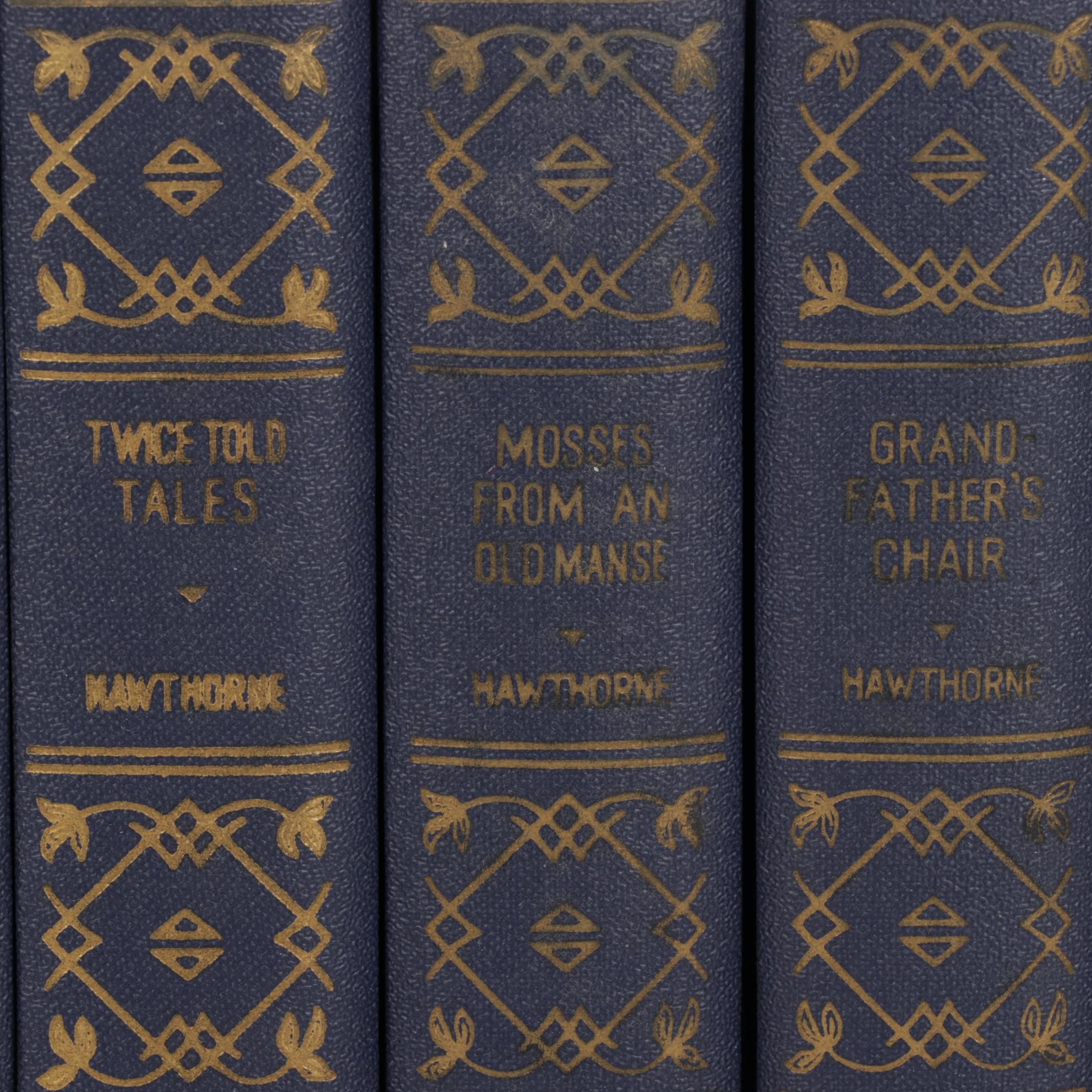 1931 Nathaniel Hawthorne Standard Classics New Wayside Edition Ten-Volume Set