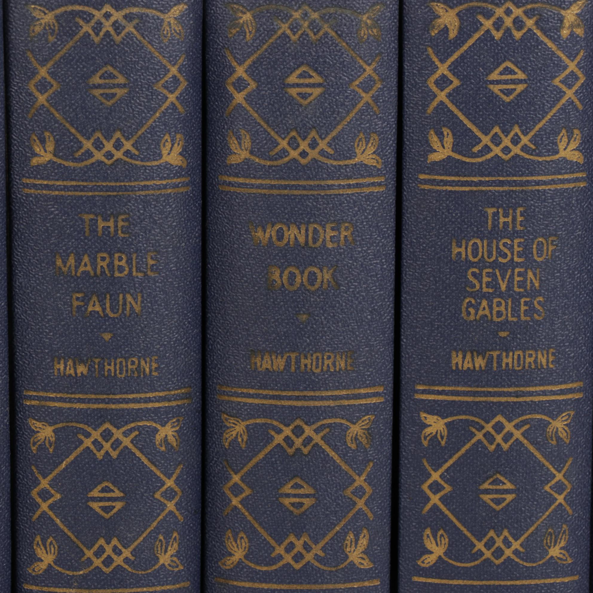 1931 Nathaniel Hawthorne Standard Classics New Wayside Edition Ten-Volume Set