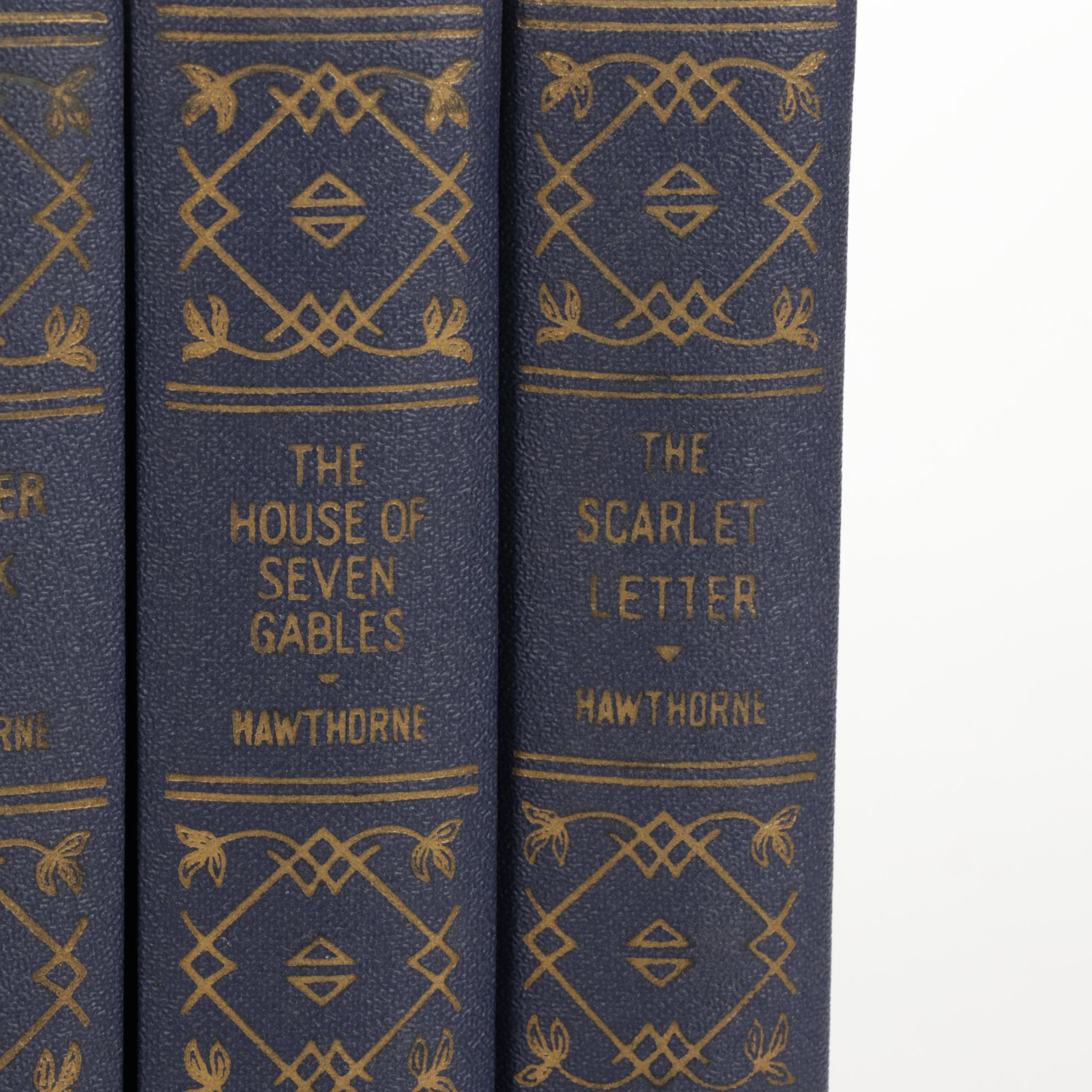 1931 Nathaniel Hawthorne Standard Classics New Wayside Edition Ten-Volume Set