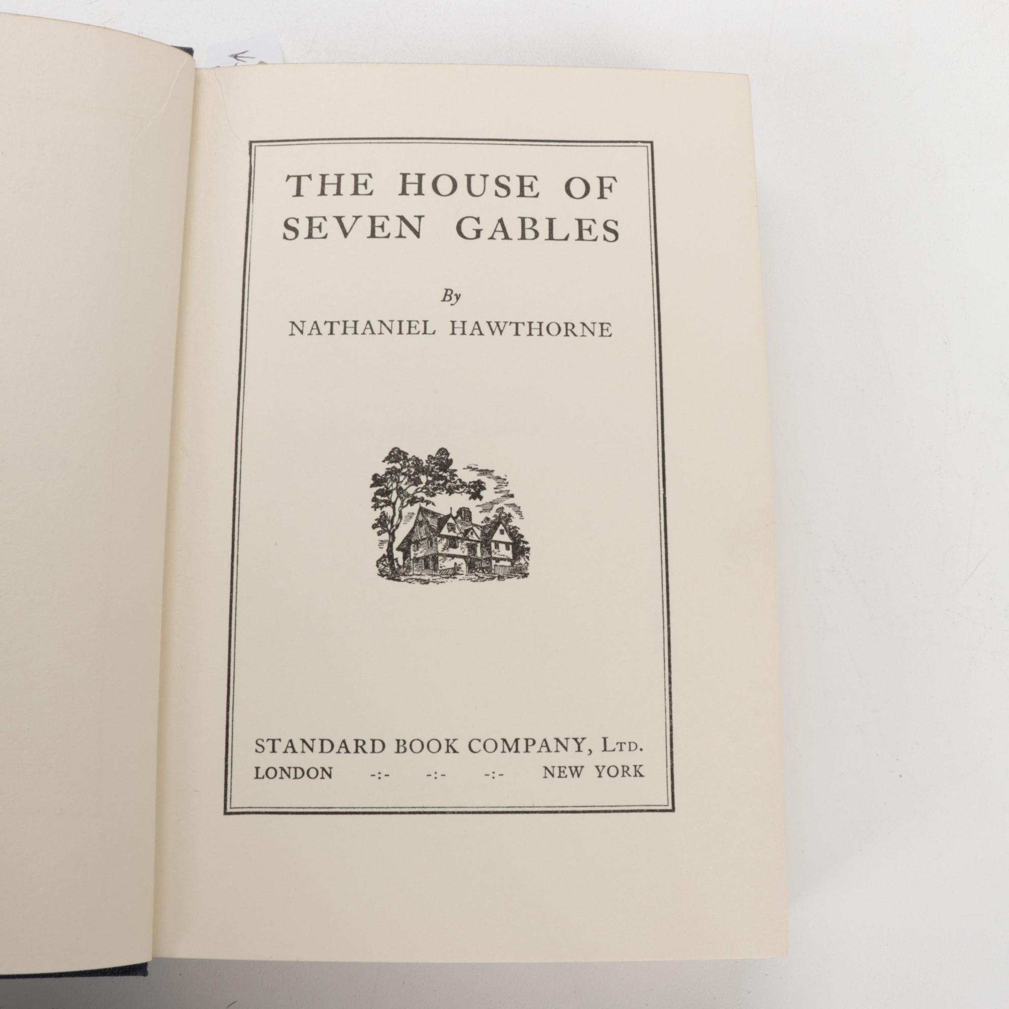 1931 Nathaniel Hawthorne Standard Classics New Wayside Edition Ten-Volume Set