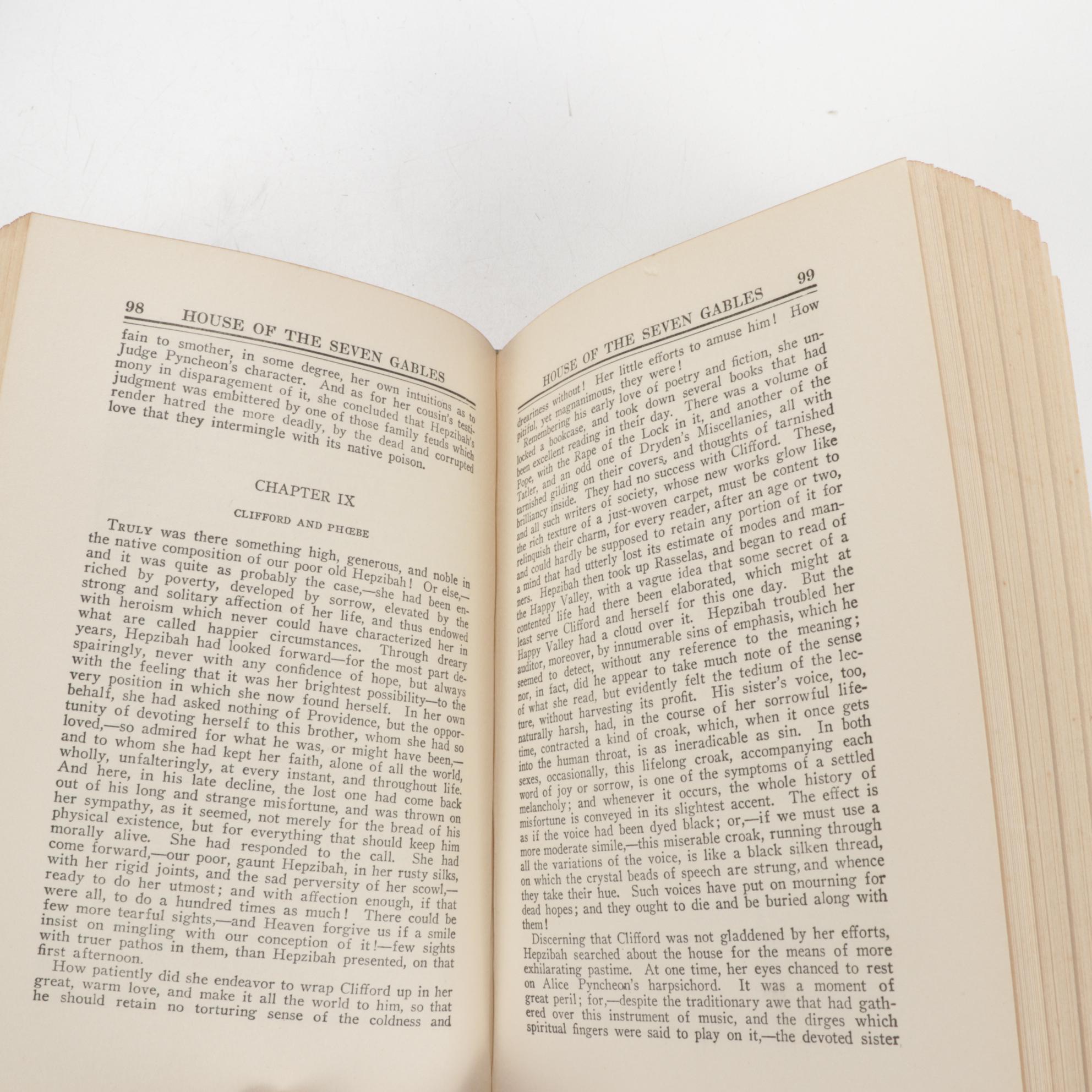 1931 Nathaniel Hawthorne Standard Classics New Wayside Edition Ten-Volume Set