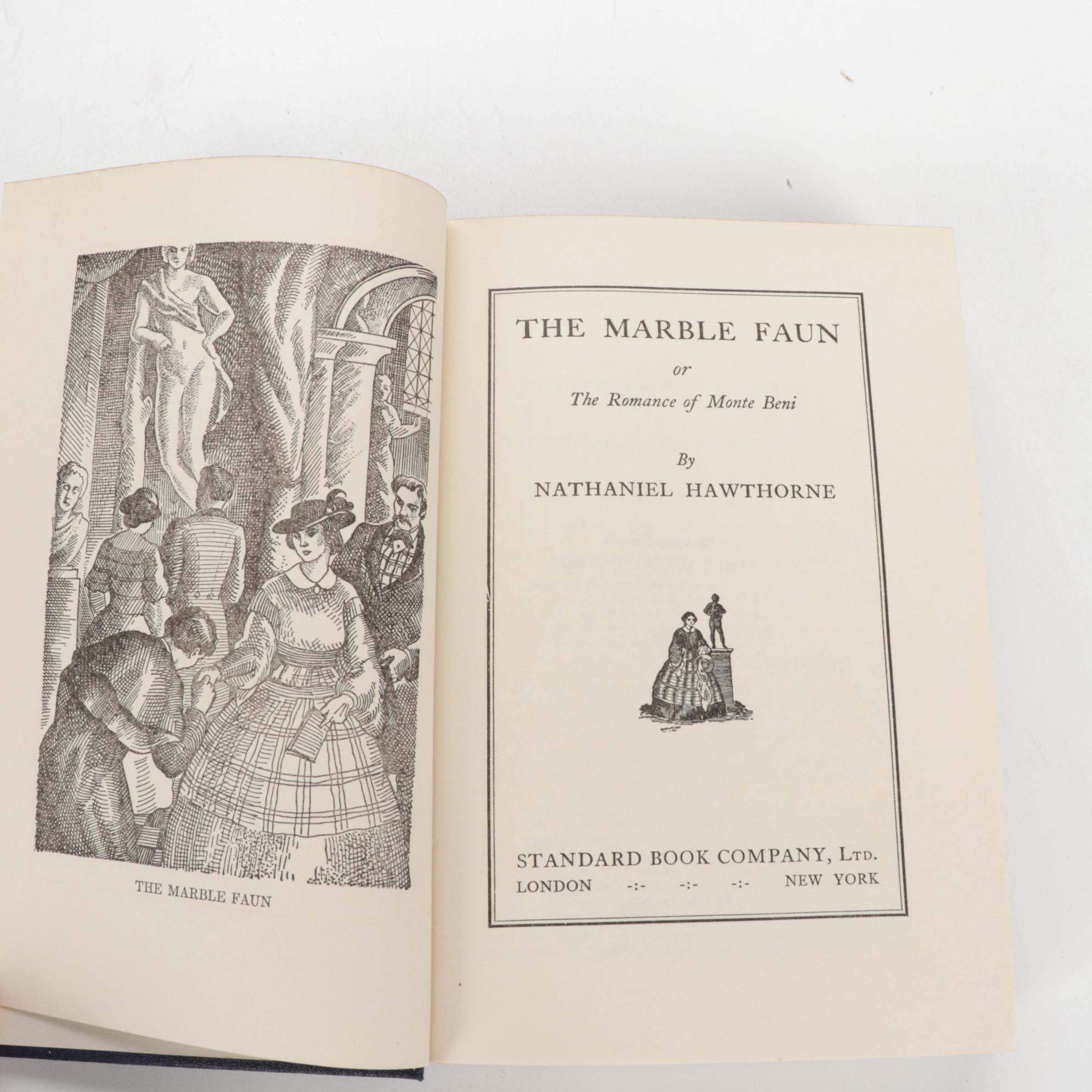1931 Nathaniel Hawthorne Standard Classics New Wayside Edition Ten-Volume Set