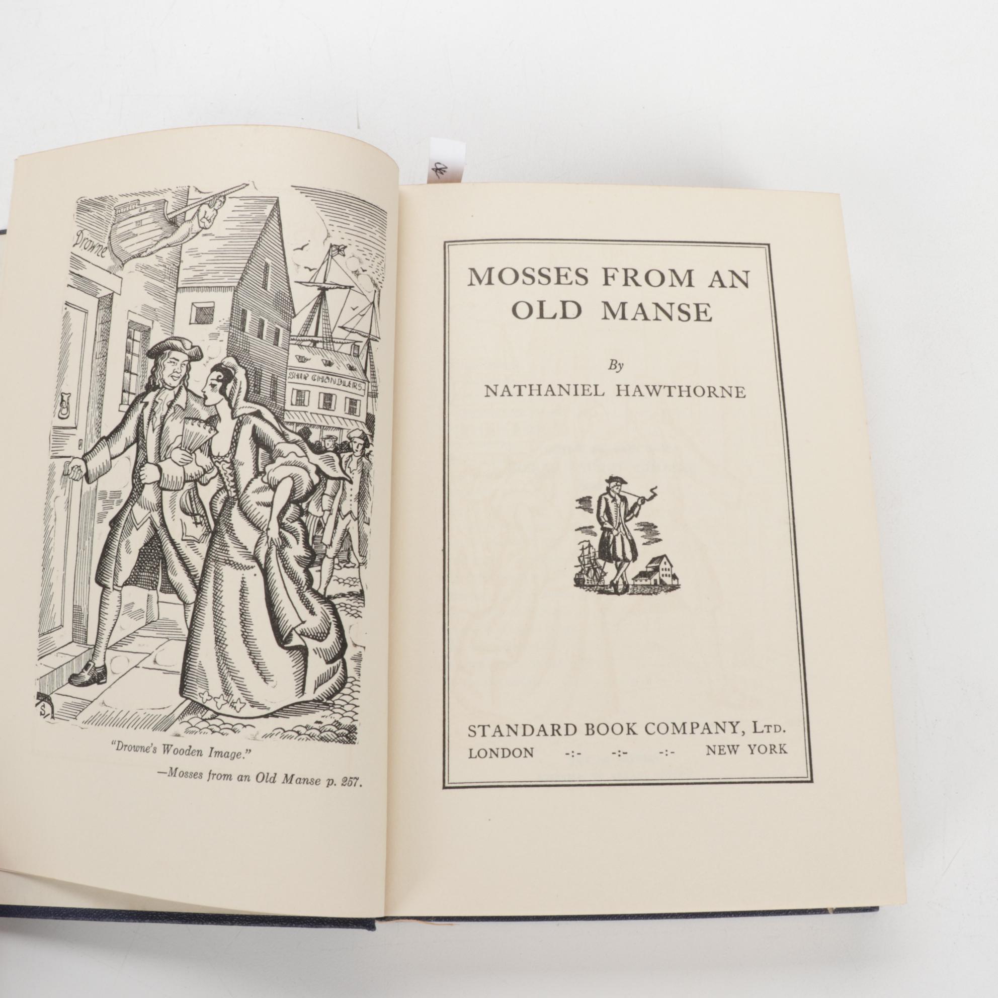 1931 Nathaniel Hawthorne Standard Classics New Wayside Edition Ten-Volume Set
