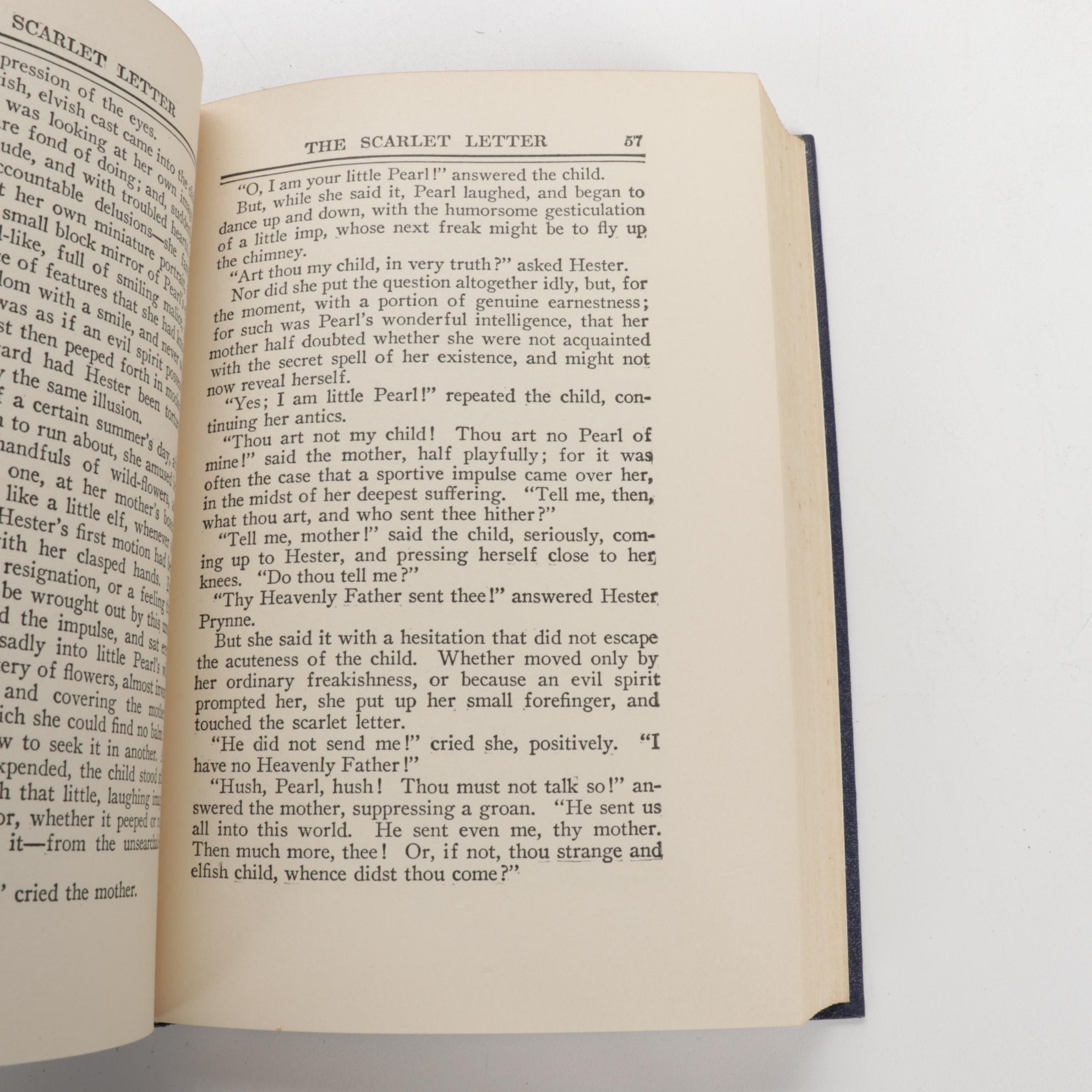 1931 Nathaniel Hawthorne Standard Classics New Wayside Edition Ten-Volume Set