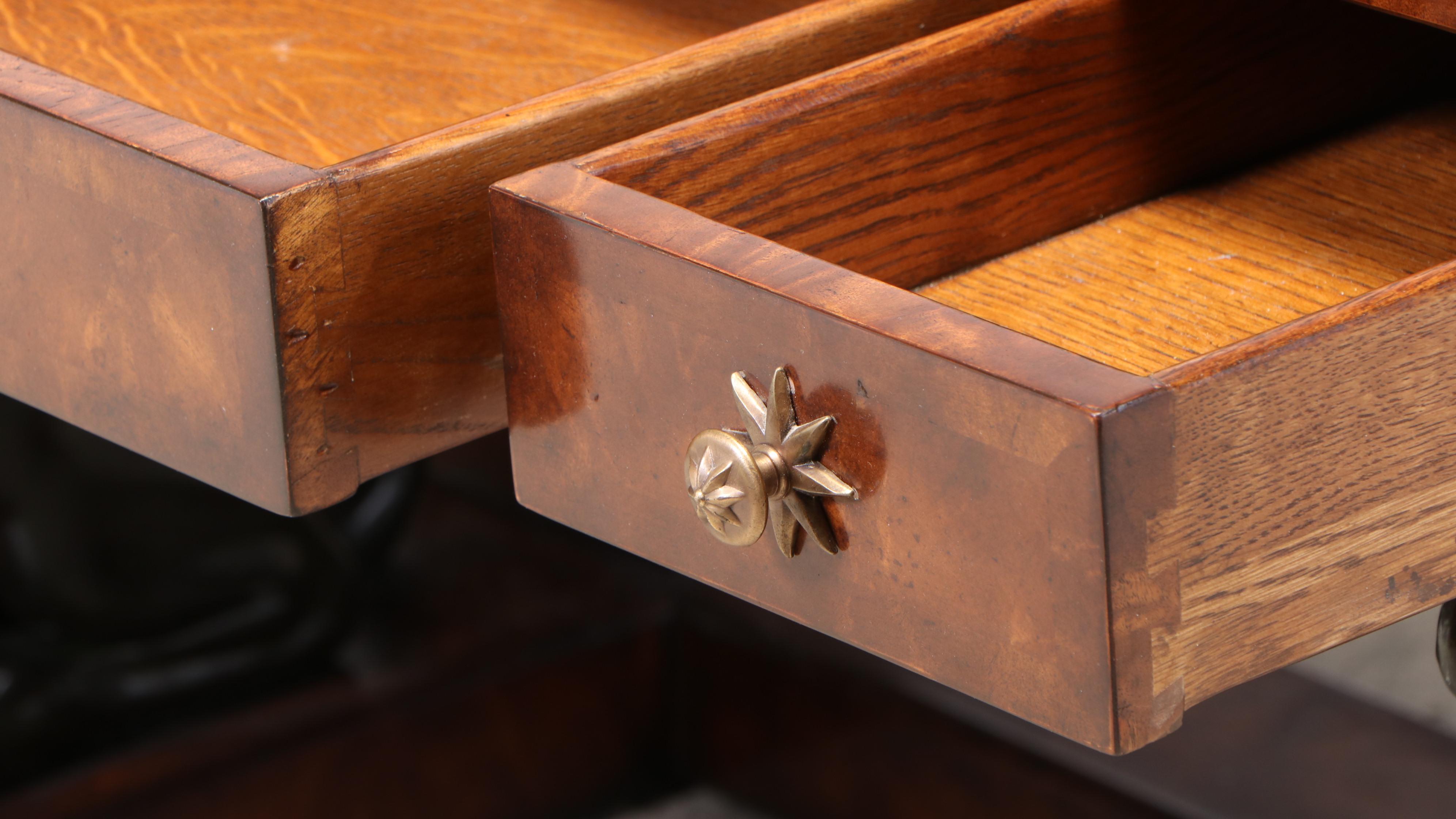 Theodore Alexander "Parisian Griffin" Mahogany Writing Desk