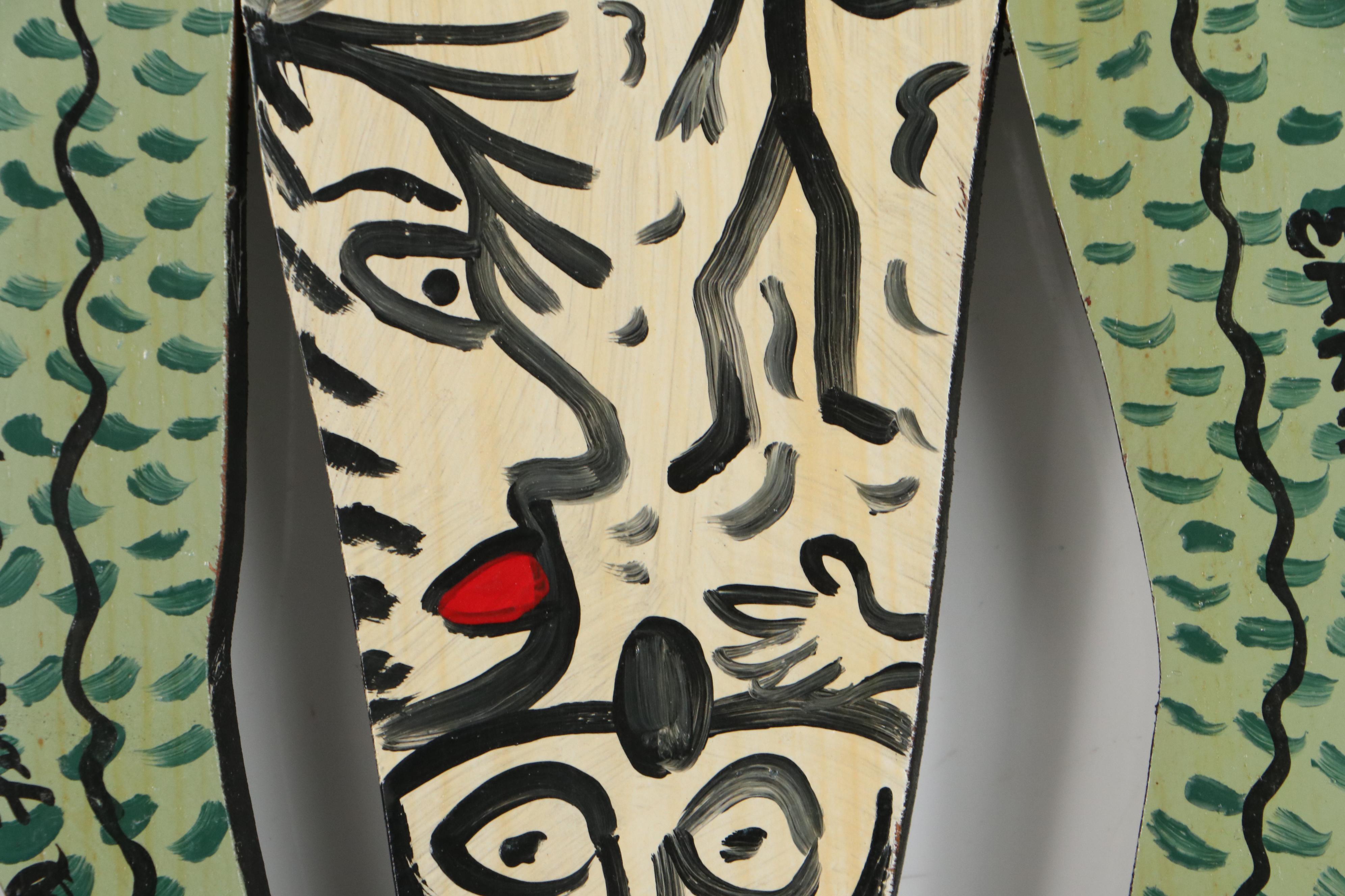 Michael Finster Folk Art Sculpture "Earth Man," 1995