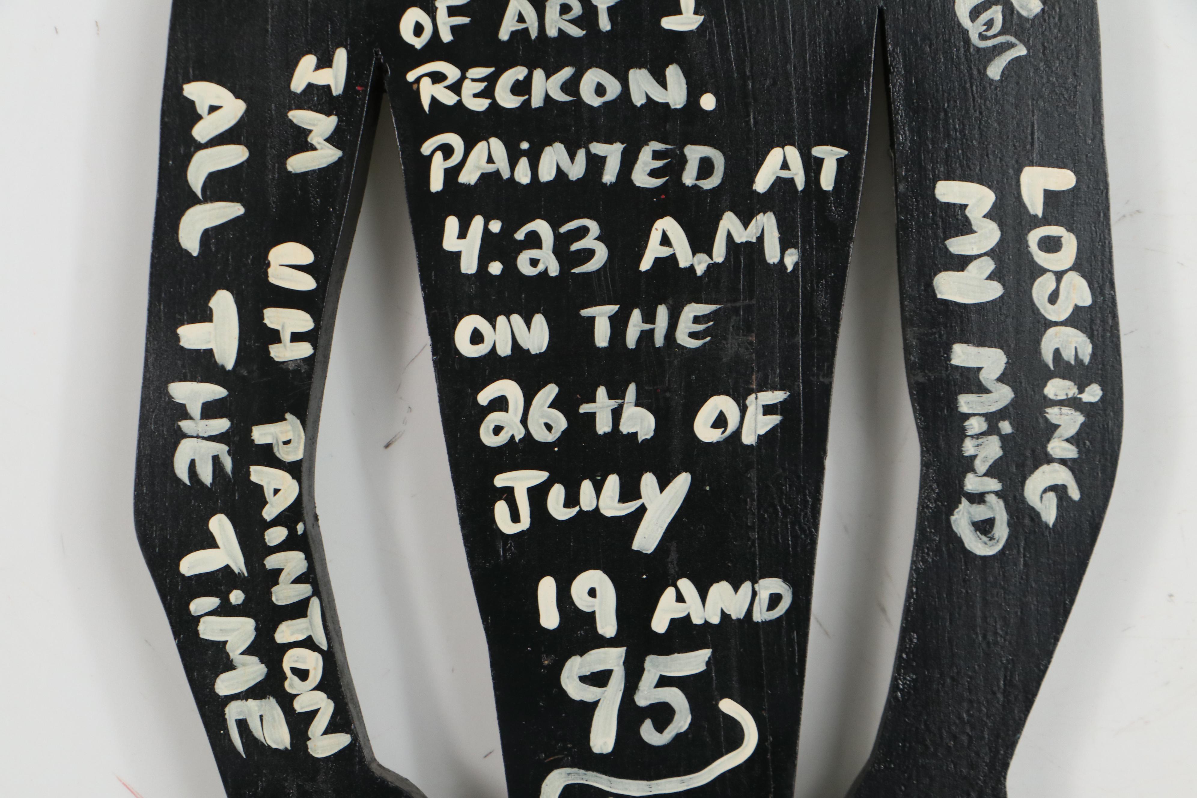 Michael Finster Folk Art Sculpture "Earth Man," 1995