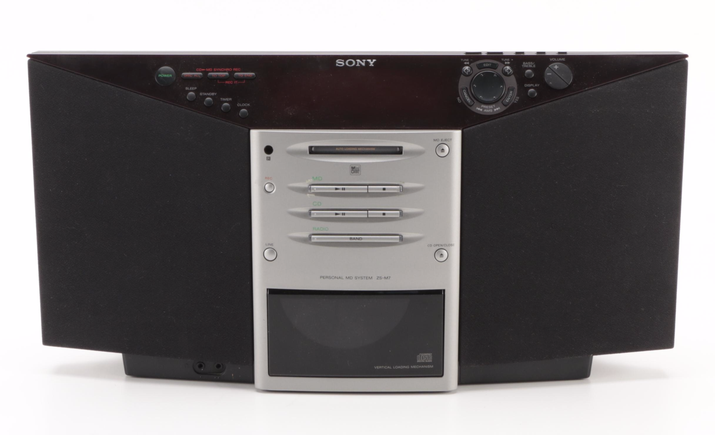 Sony ZS-M7 Personal Mini-Disc System, 1998